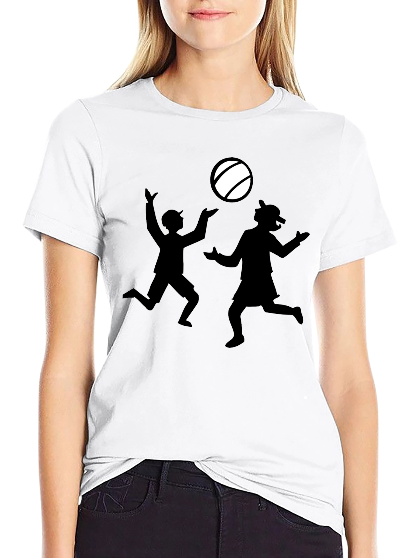 Retro Kids Silhouette Graphic Tee