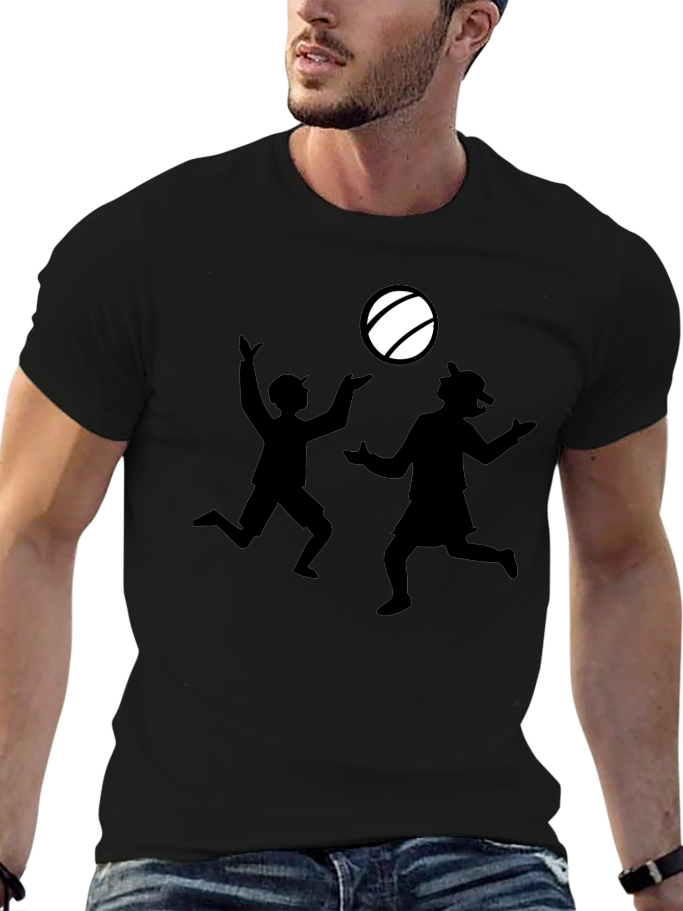 Retro Kids Silhouette Graphic Tee