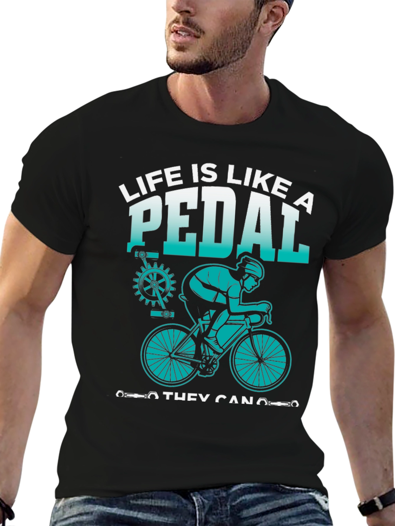 Life is Like a Pedal Graphic Tee