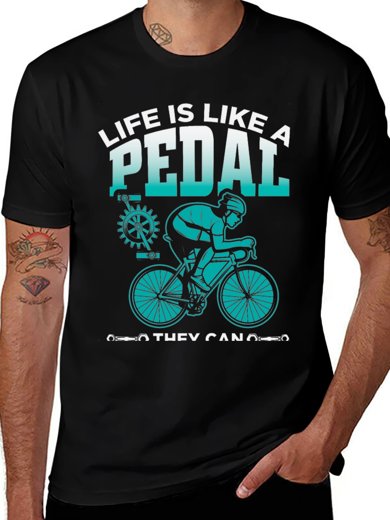 Life is Like a Pedal Graphic Tee