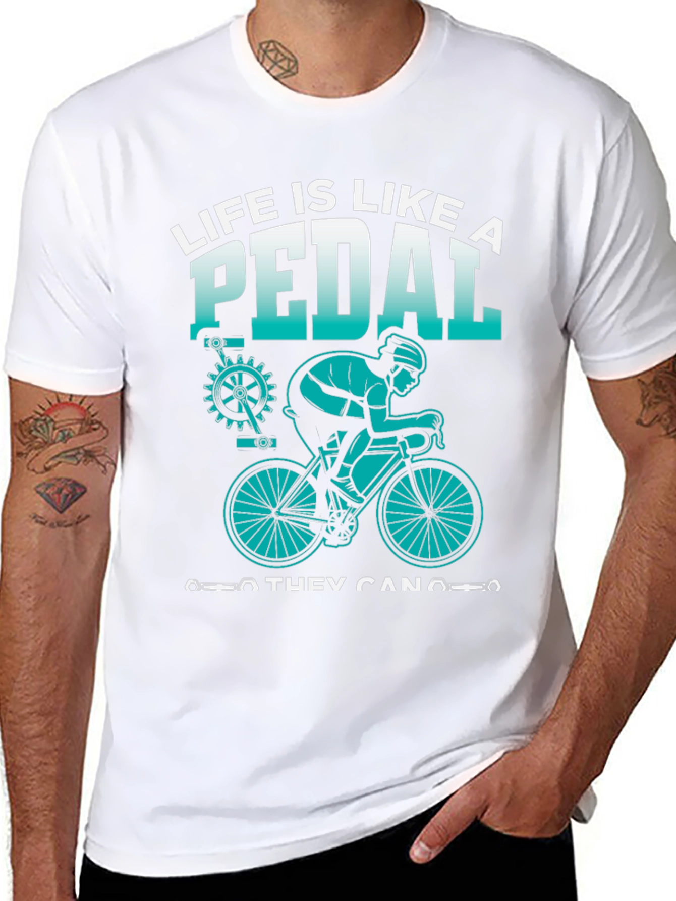 Life is Like a Pedal Graphic Tee