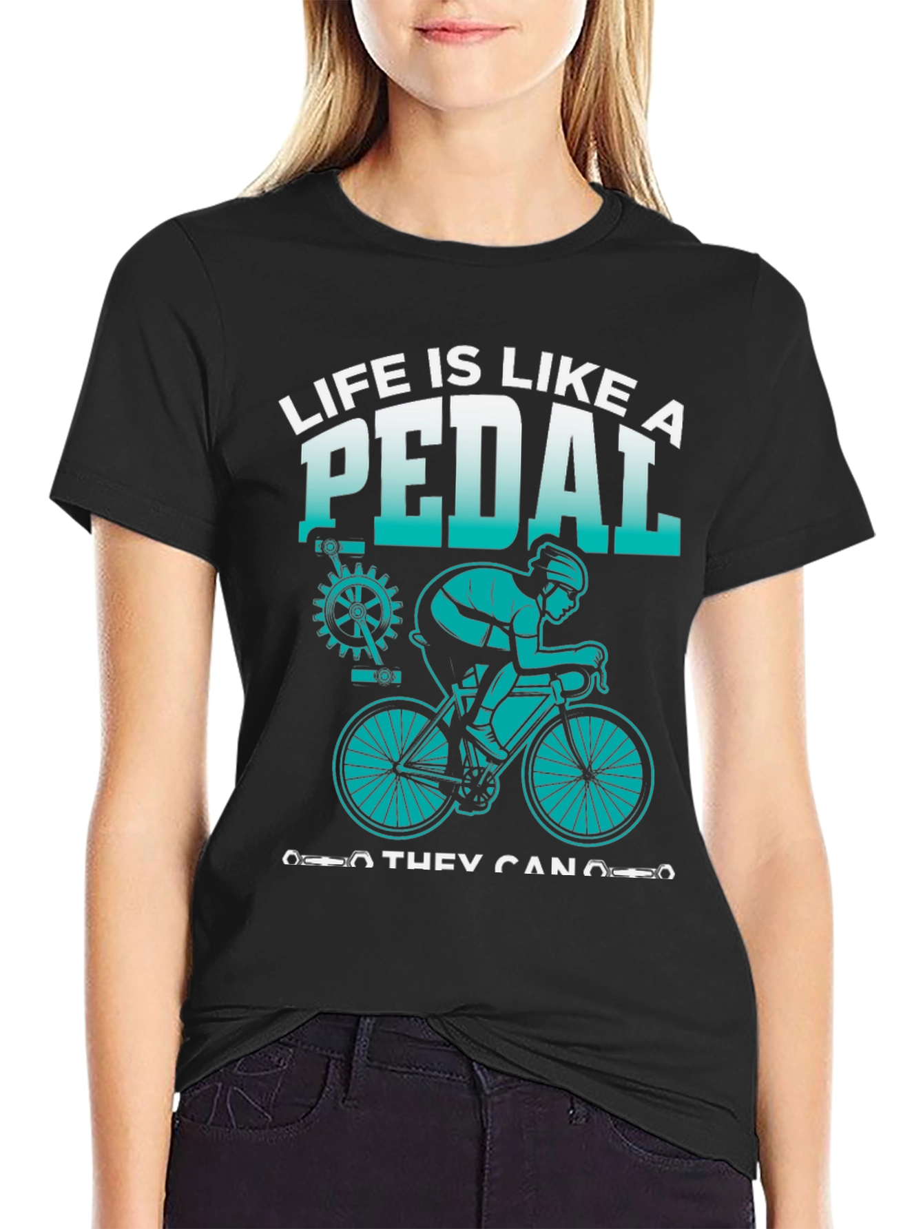 Life is Like a Pedal Graphic Tee