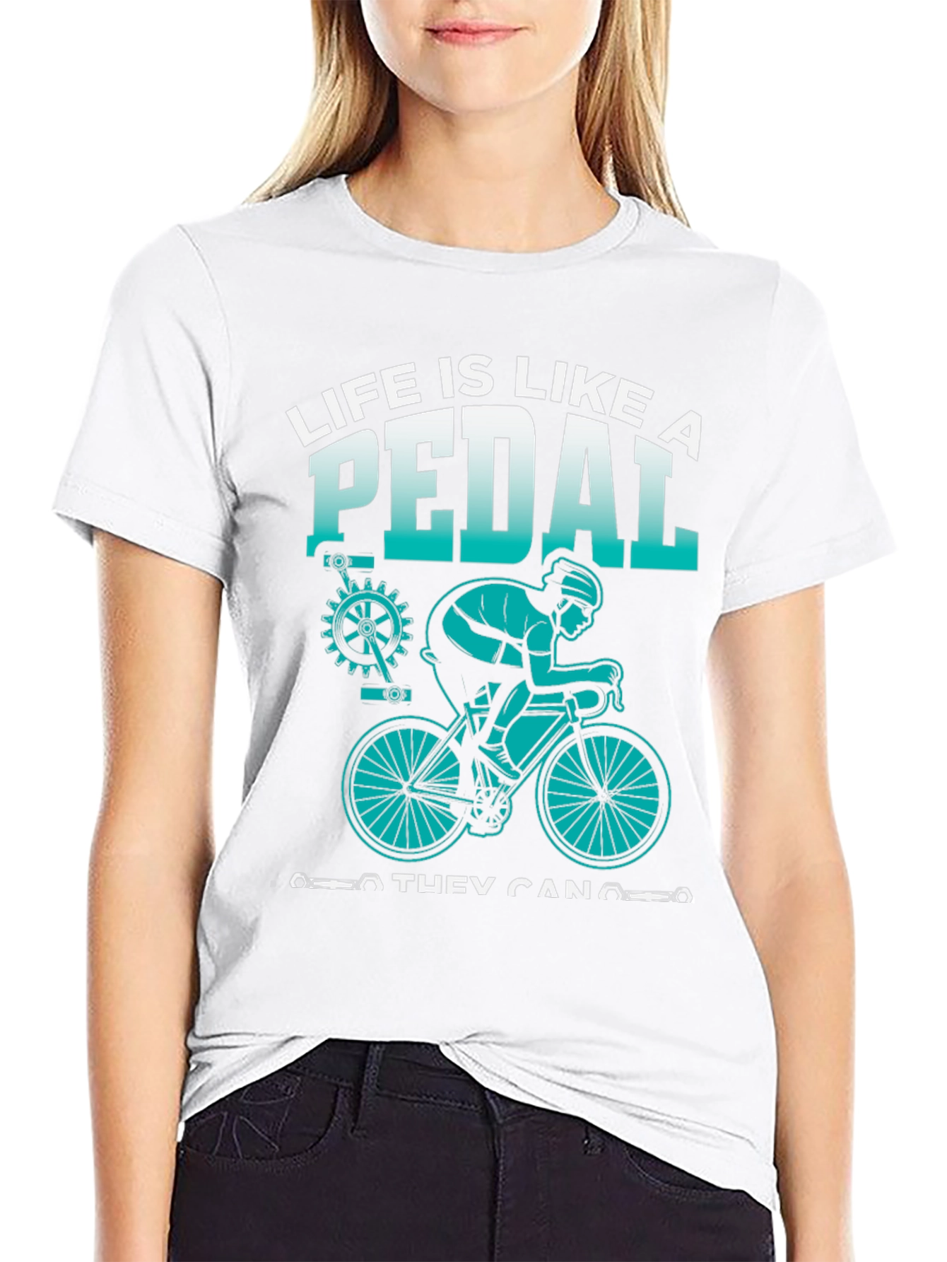 Life is Like a Pedal Graphic Tee