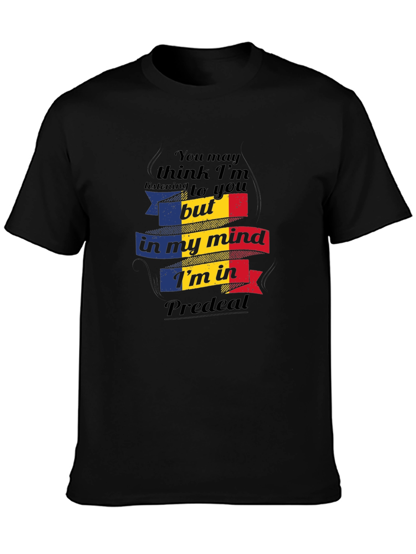 Romania Predeal Mind T-Shirt - Black