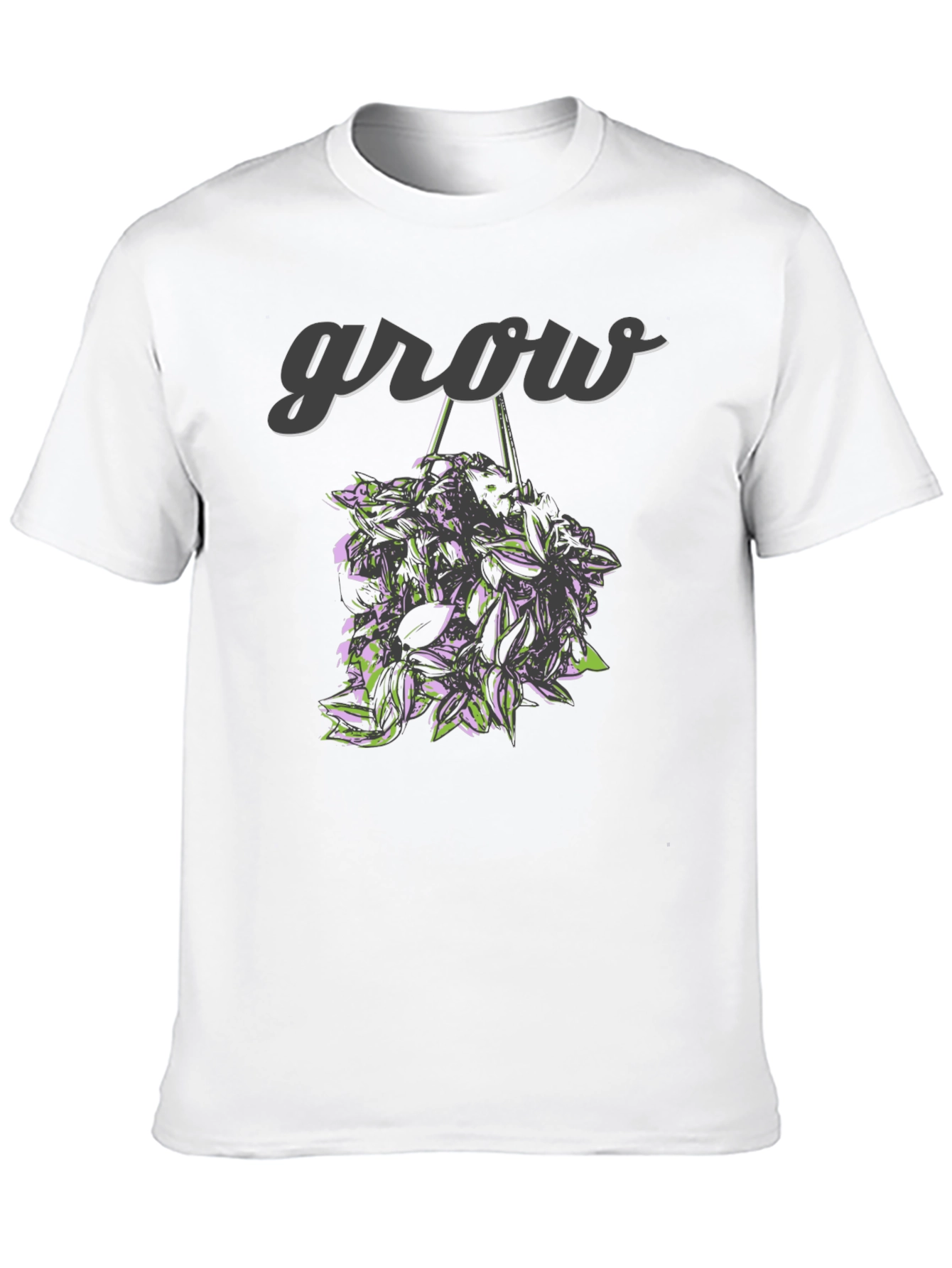 Grow Graphic Tee - Stylish Black T-Shirt