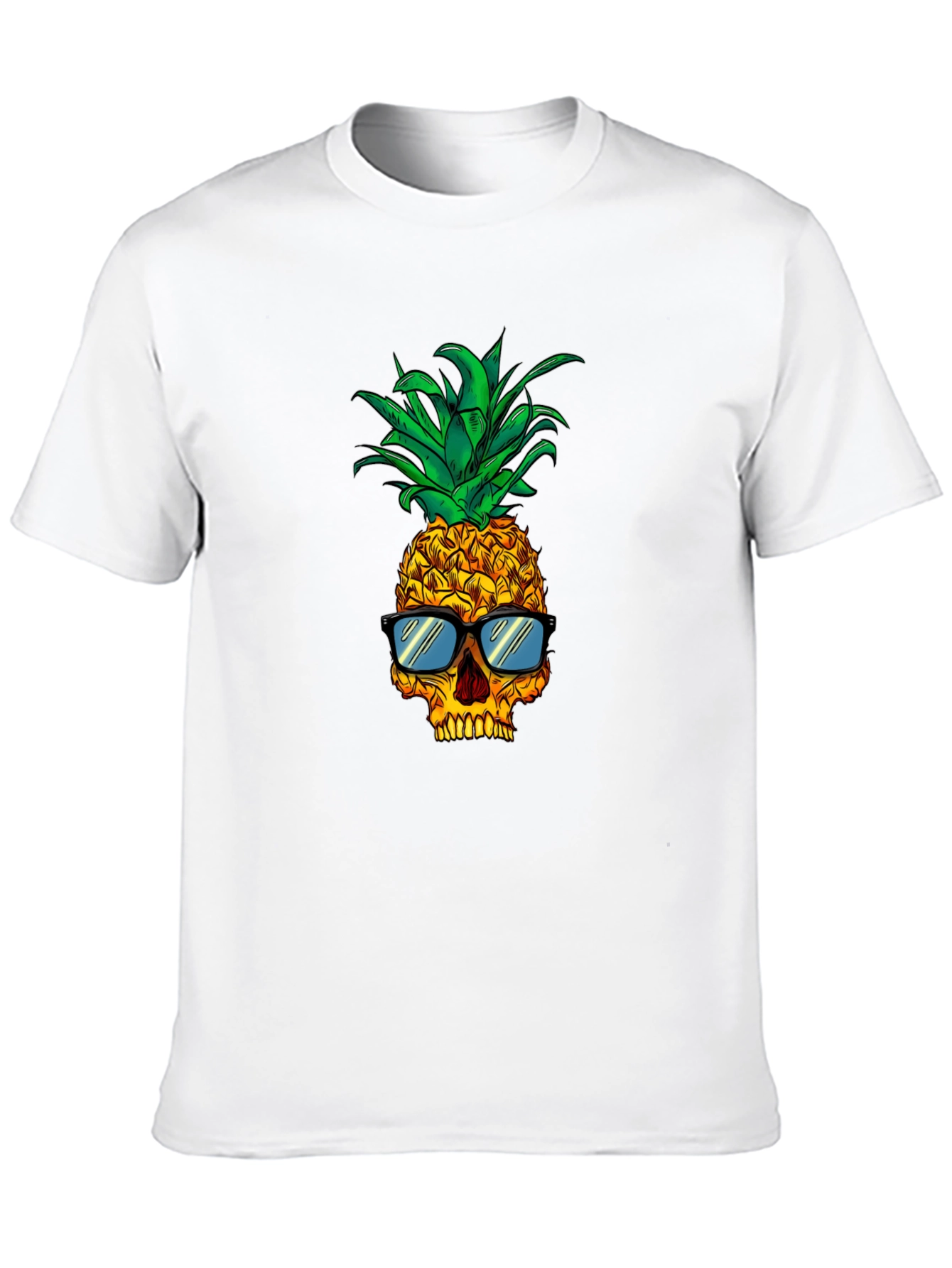 Pineapple Skull Graphic Tee