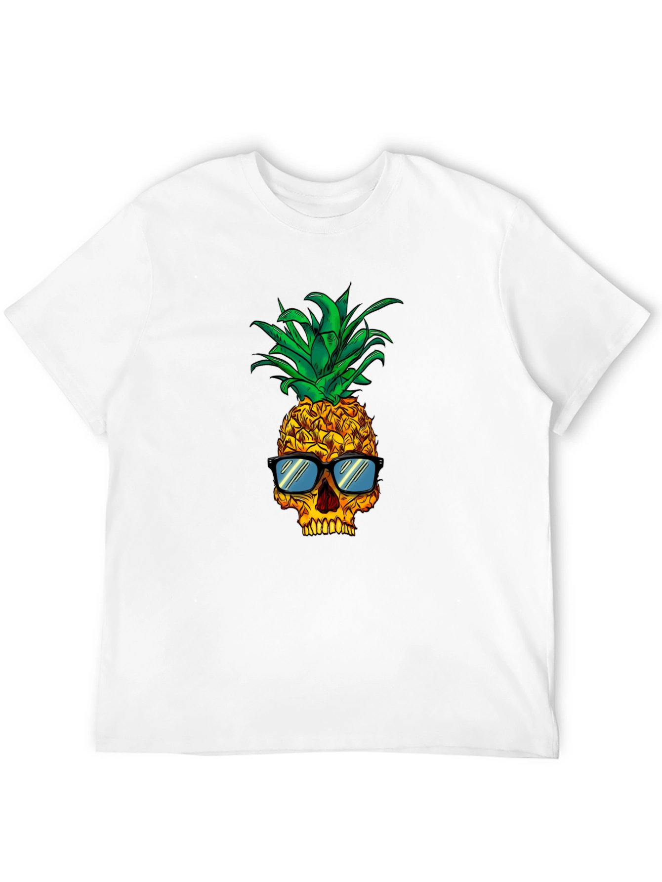 Pineapple Skull Graphic Tee