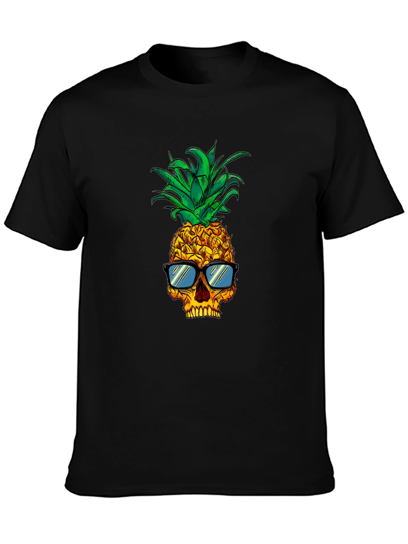 Pineapple Skull Graphic Tee