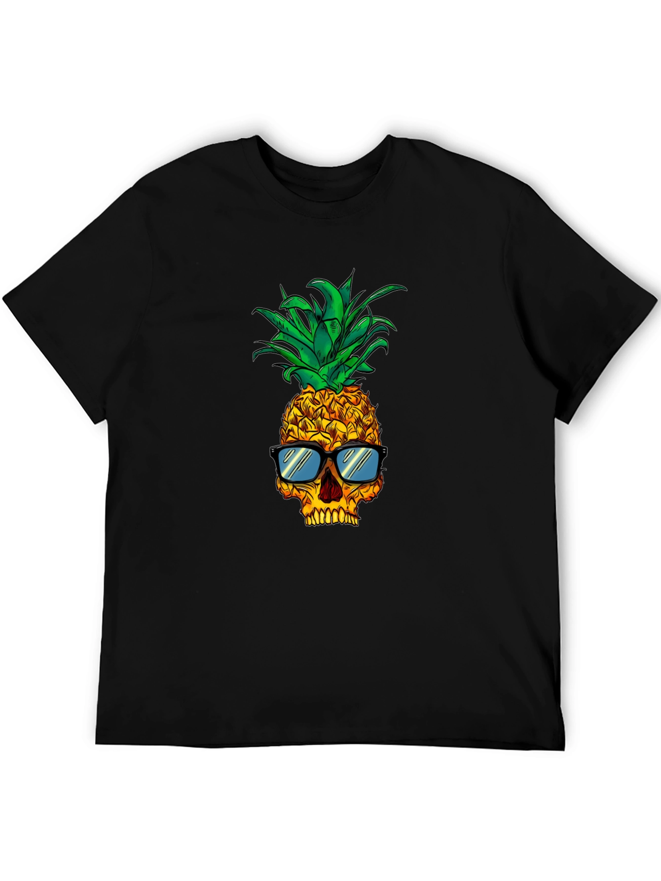 Pineapple Skull Graphic Tee
