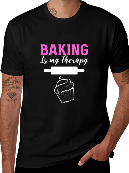 Baking is My Therapy T-Shirt - Unisex