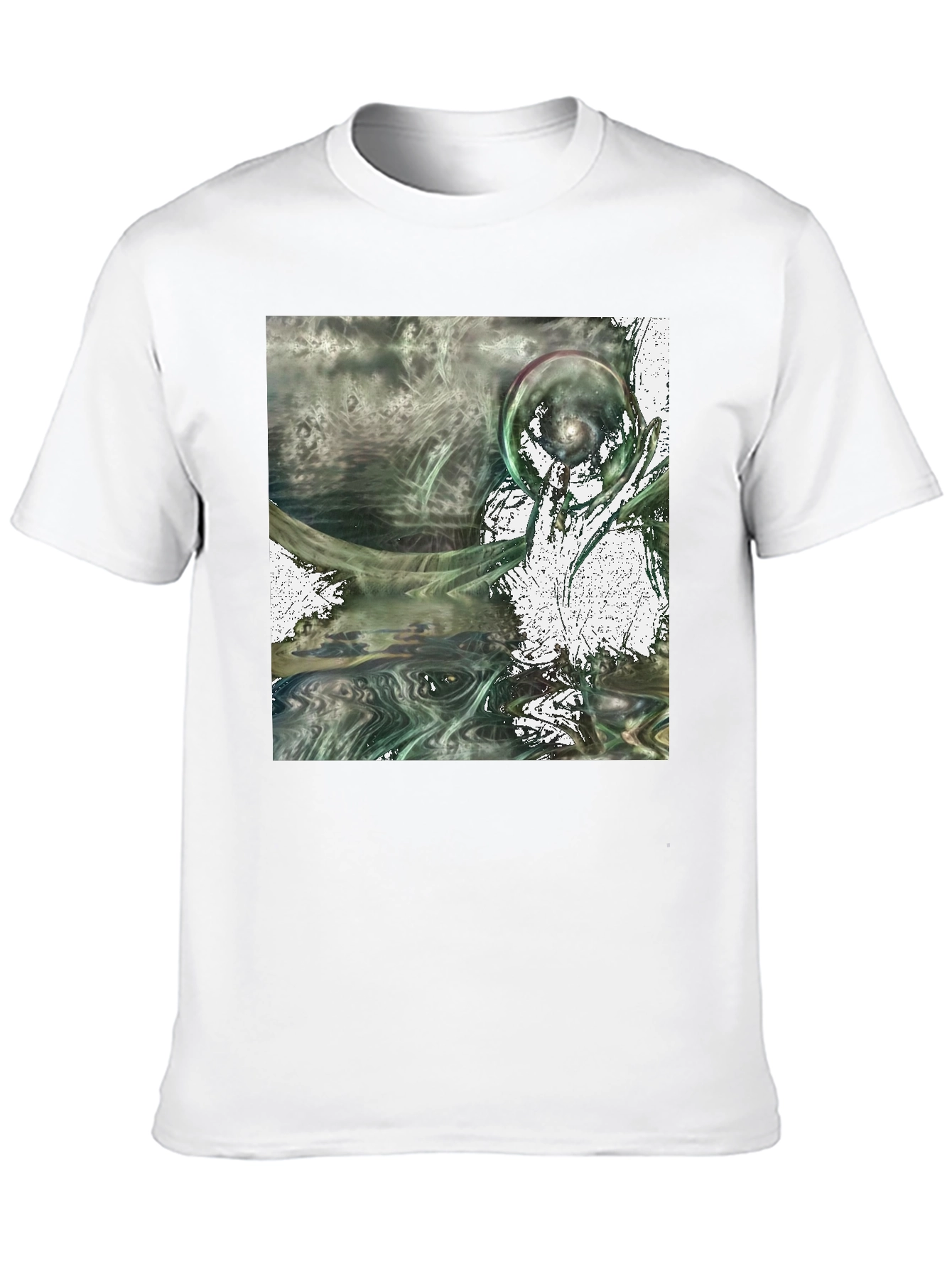 Abstract Graphic Print T-Shirt - Modern Artistic Tee