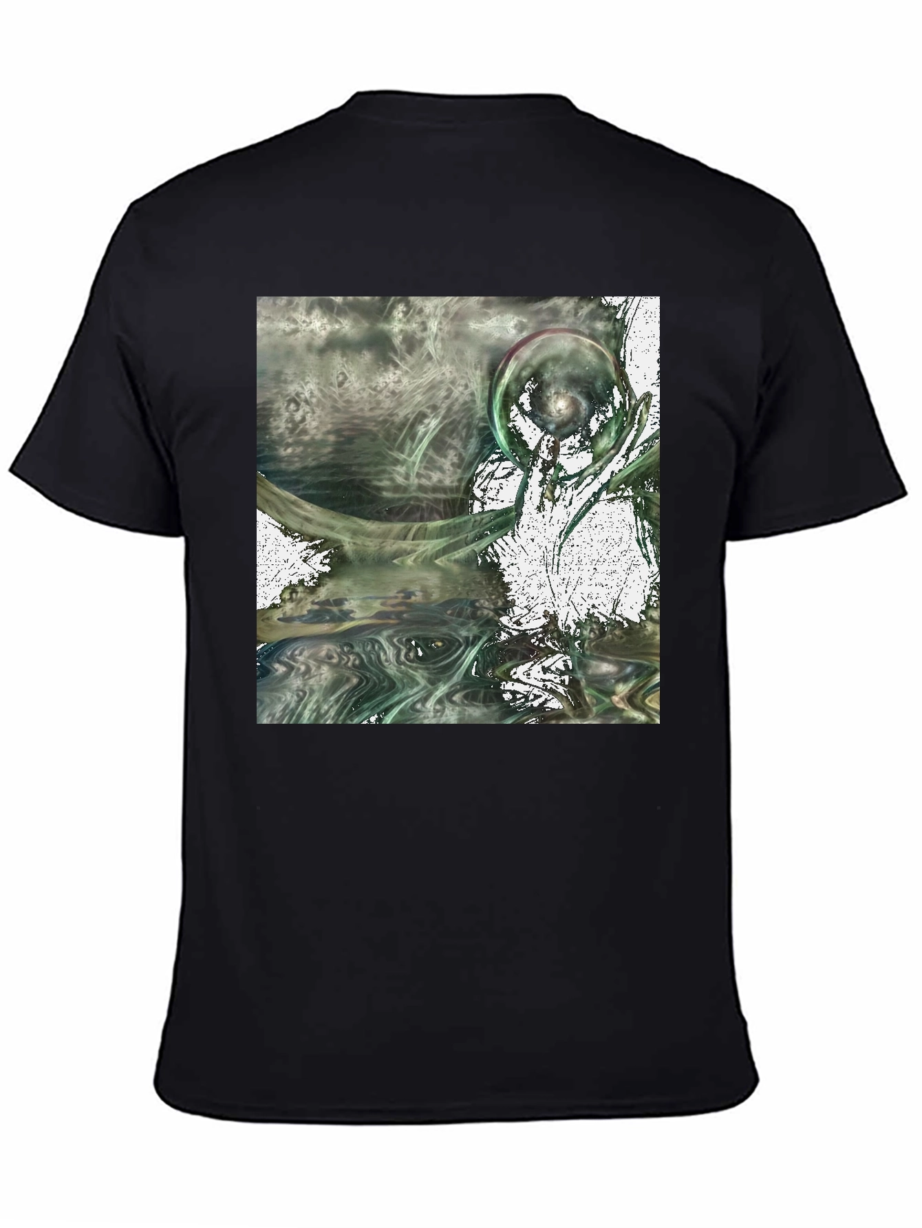 Abstract Graphic Print T-Shirt - Modern Artistic Tee