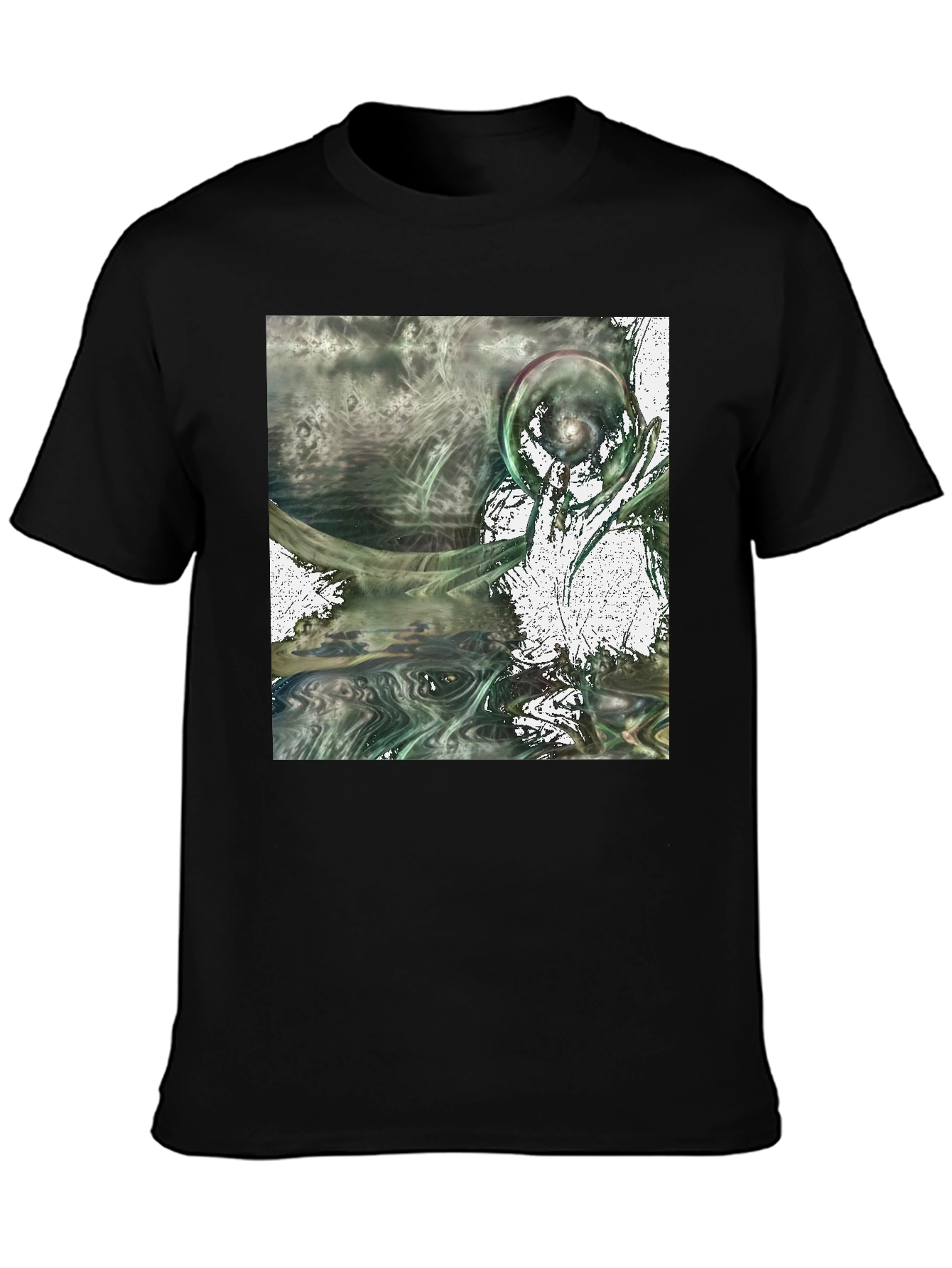 Abstract Graphic Print T-Shirt - Modern Artistic Tee