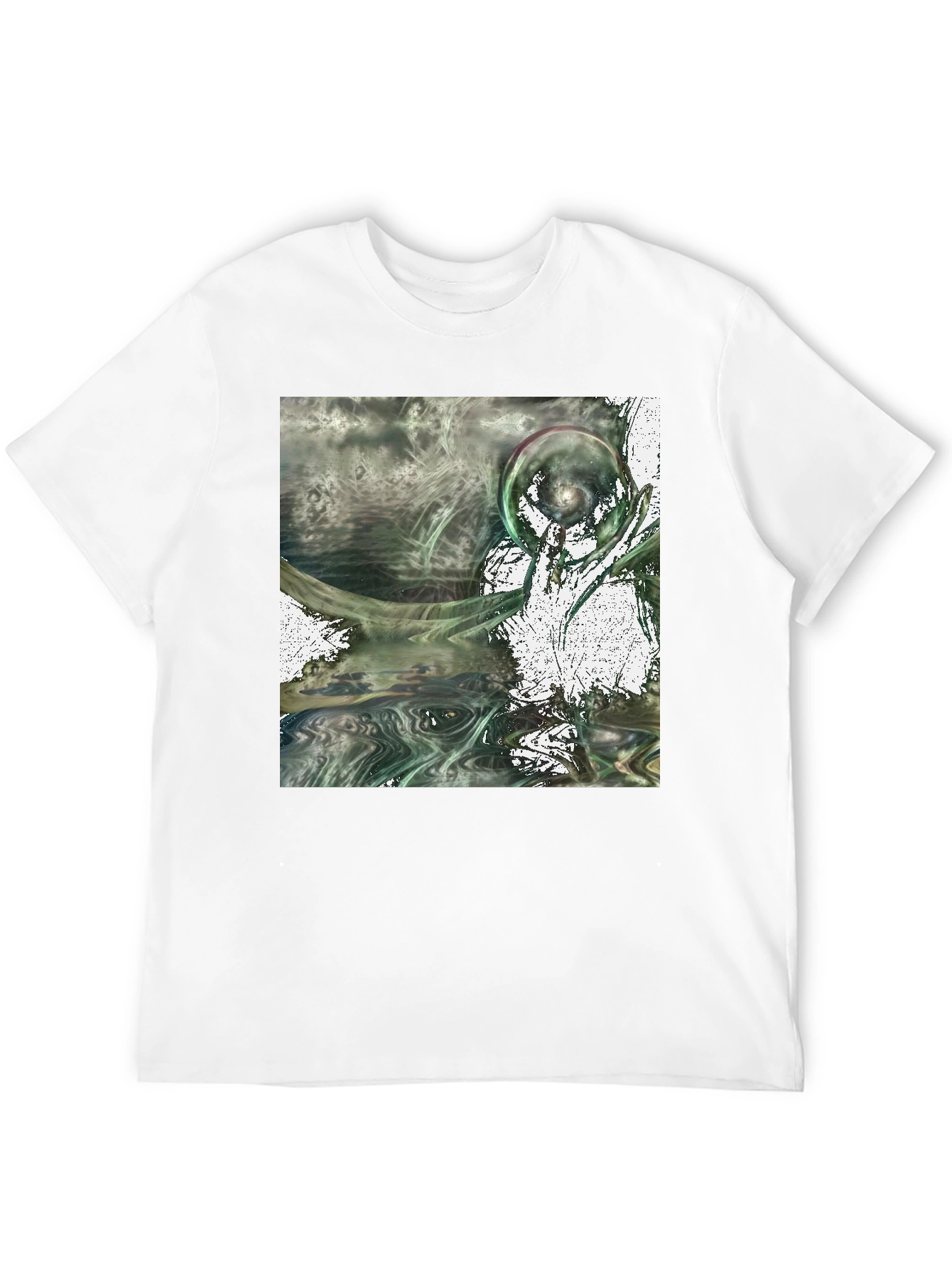 Abstract Graphic Print T-Shirt - Modern Artistic Tee