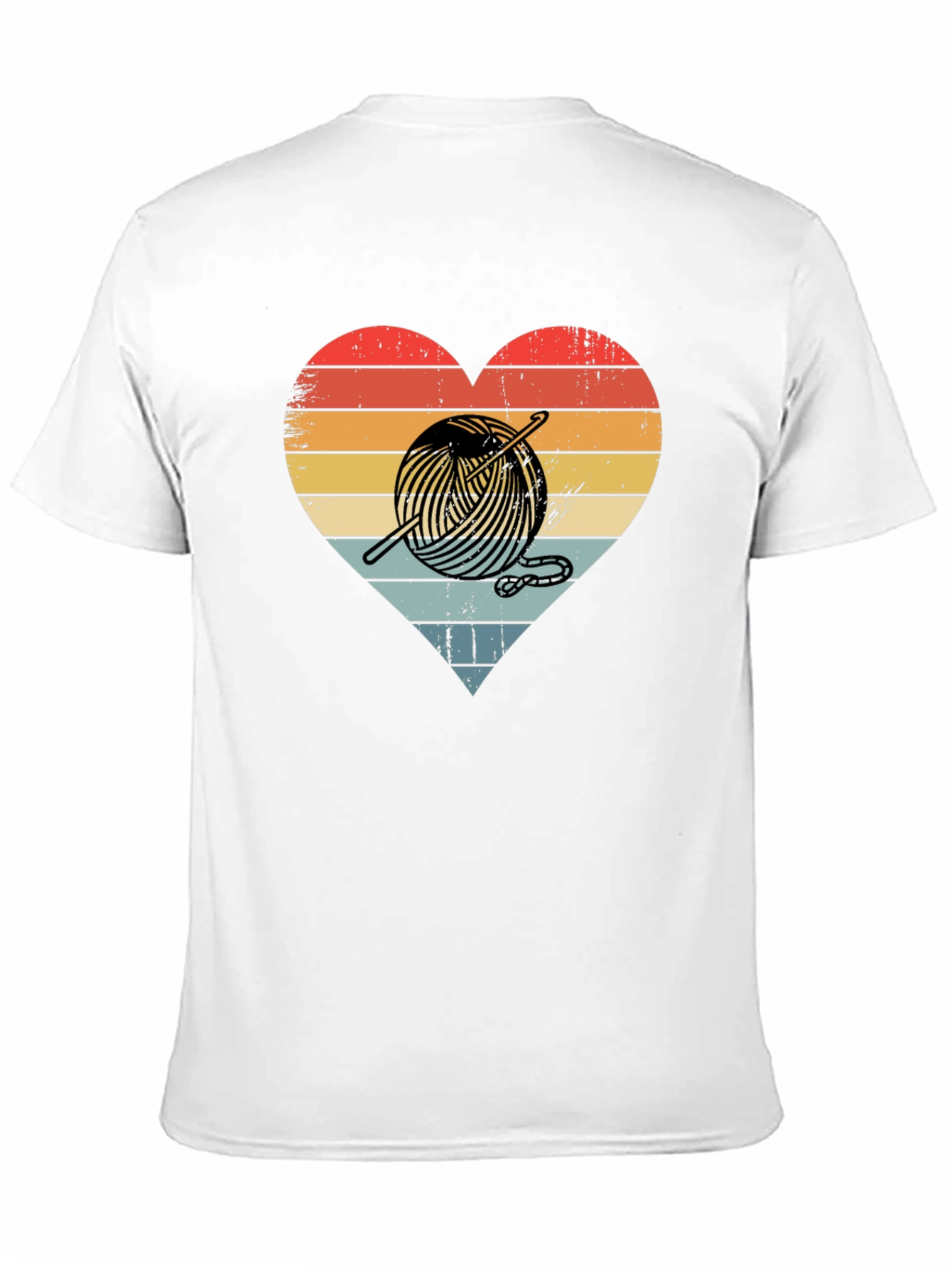 Knitting Heart Graphic T-Shirt