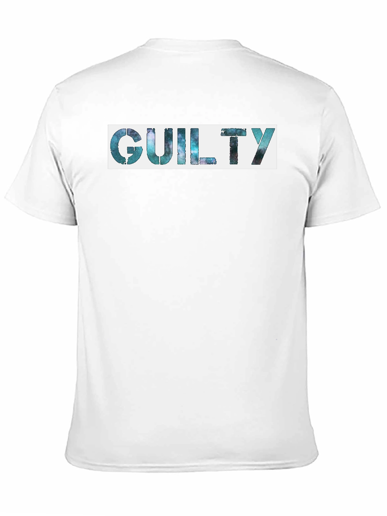 Guilty Galaxy Tee - Unique Graphic Print