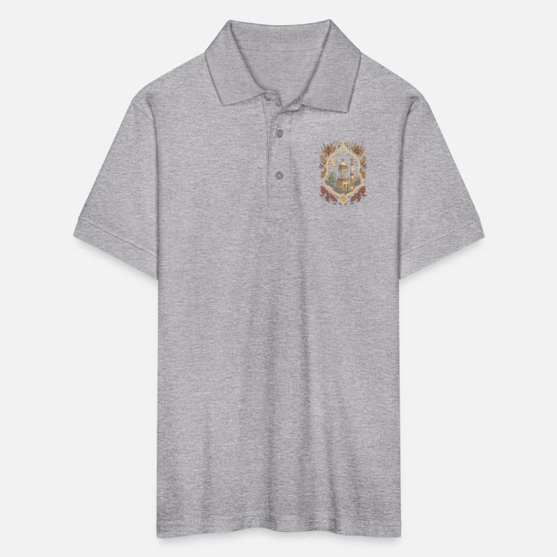 Arabic Modern Islamic Mosque with Floral Motifs