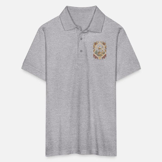 Arabic Modern Islamic Mosque with Floral Motifs