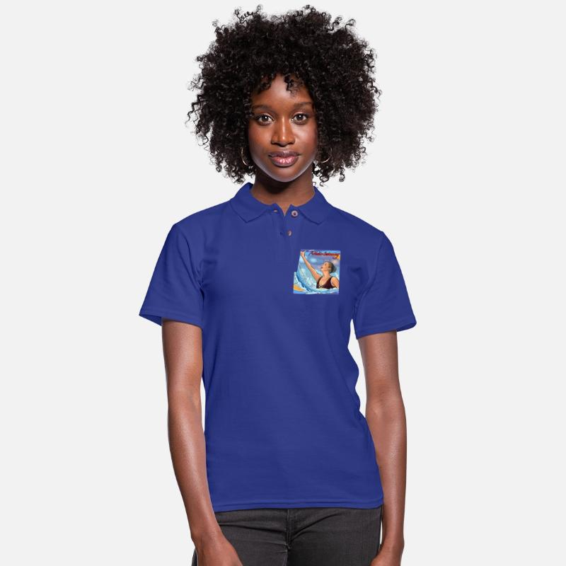 Artistic Synchronized Swimming Illustration