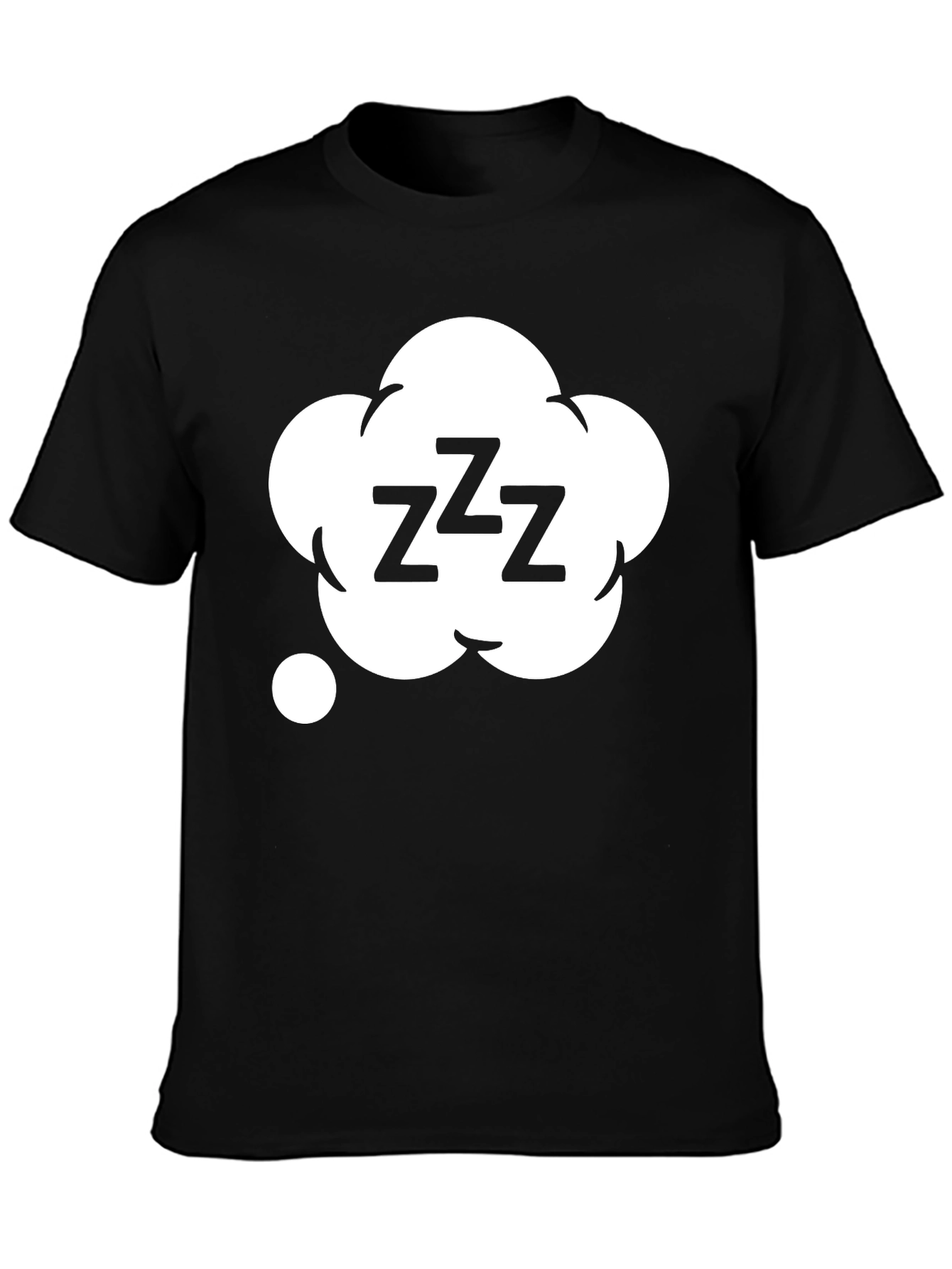 Zzz Dream Cloud Black T-Shirt