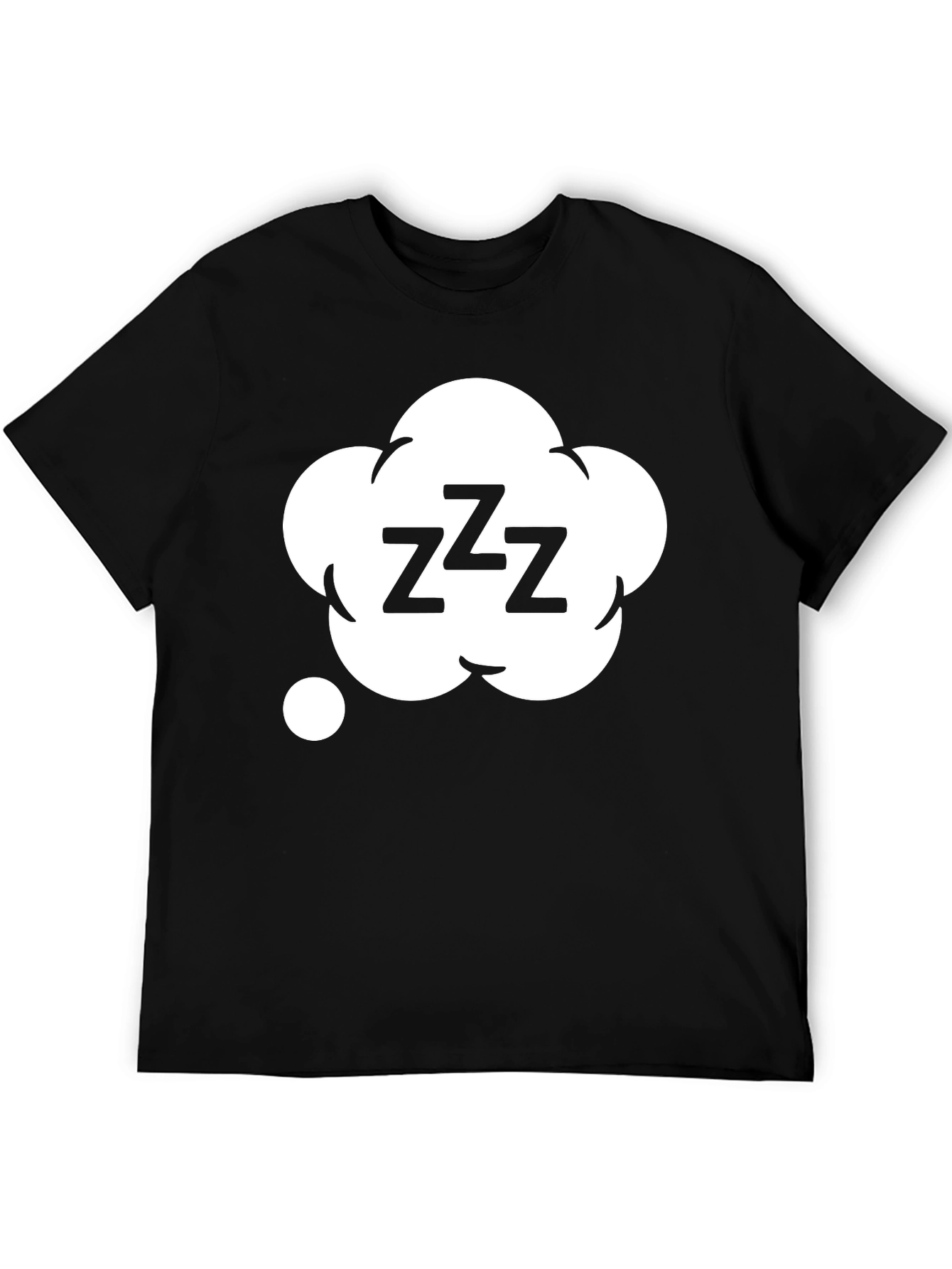 Zzz Dream Cloud Black T-Shirt