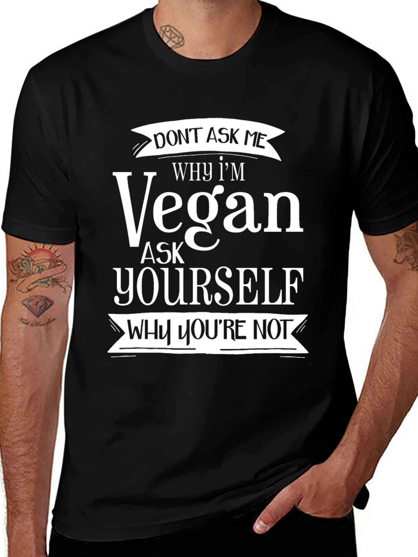 Vegan Graphic T-Shirt - Why Youre Not