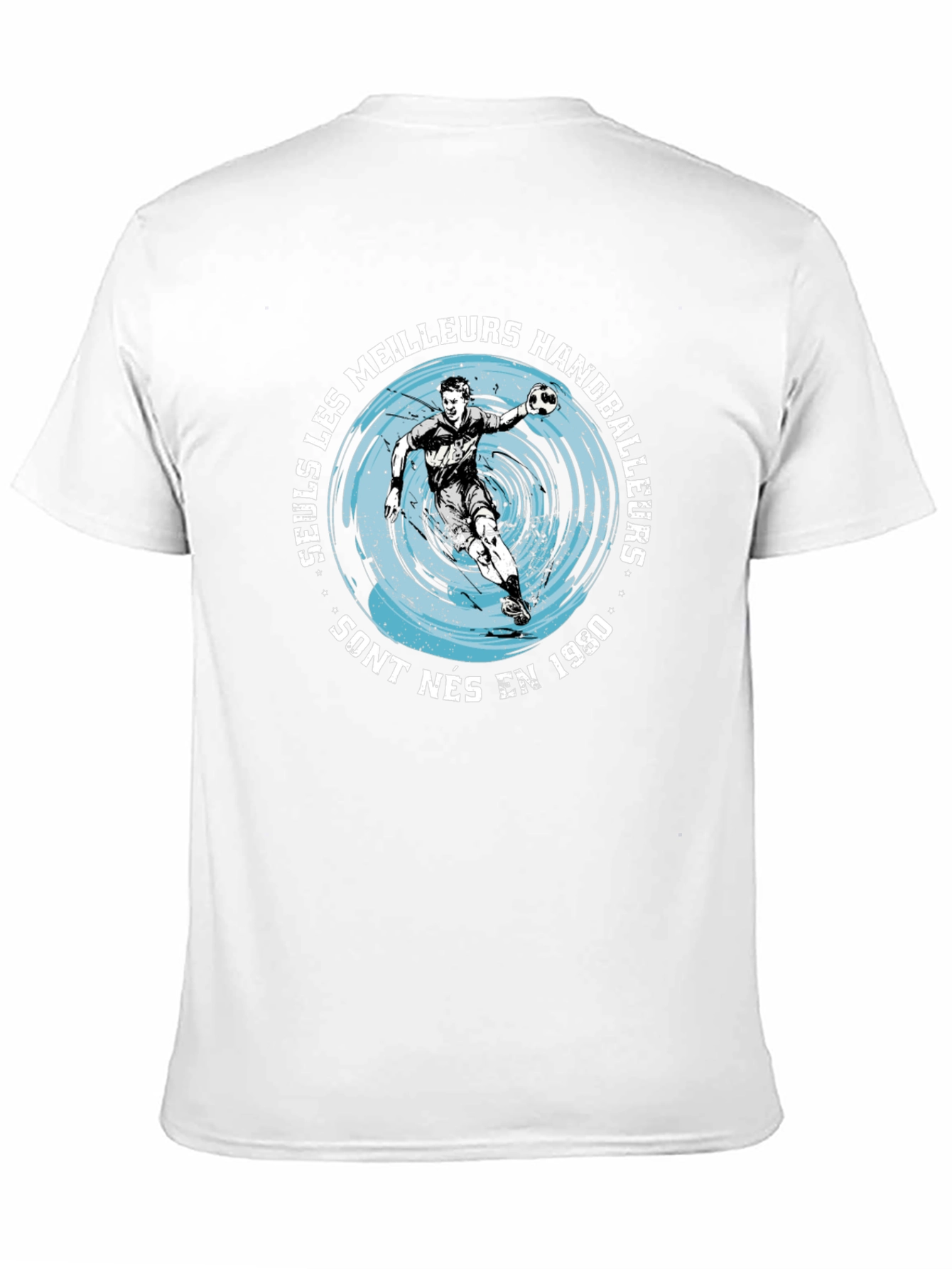 Handball Player Graphic T-Shirt - Born in 1980