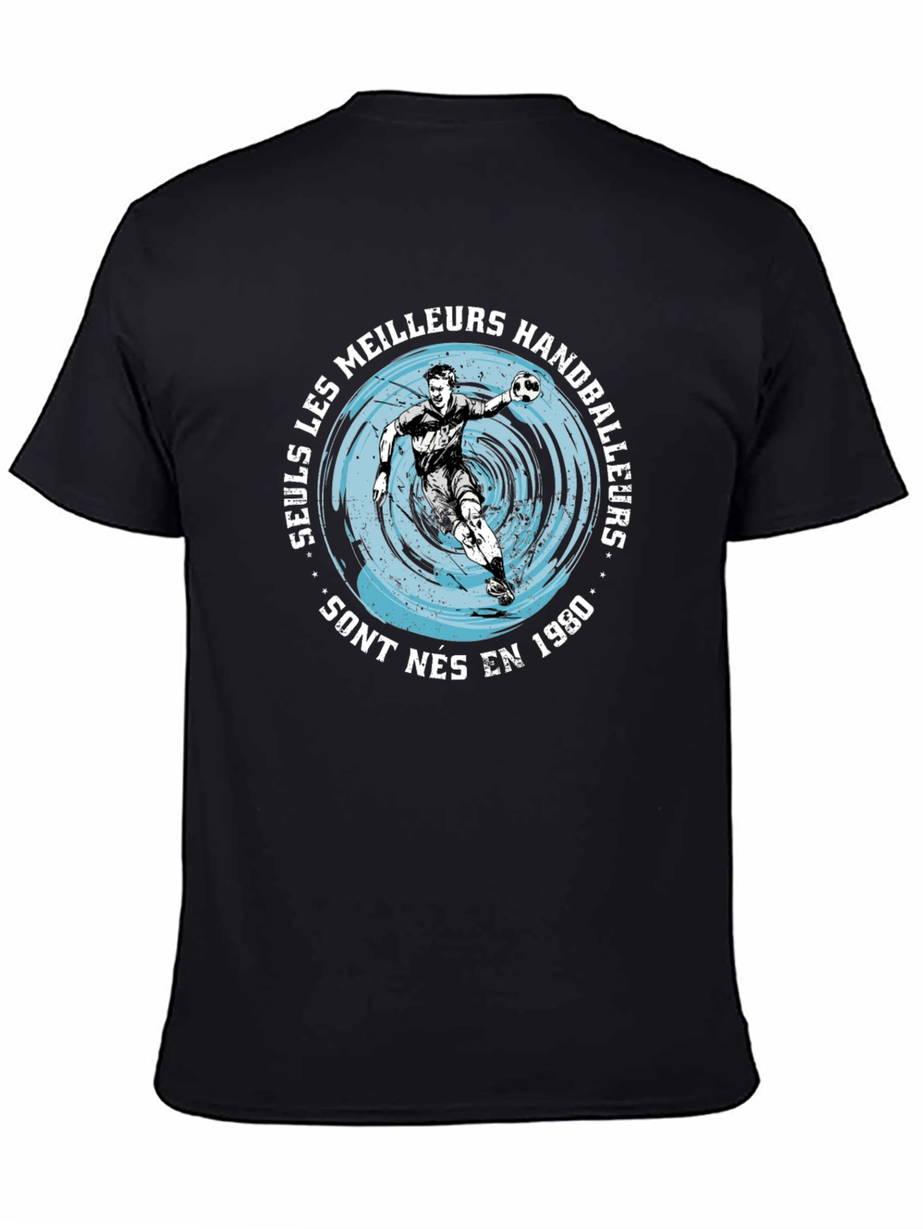 Handball Player Graphic T-Shirt - Born in 1980