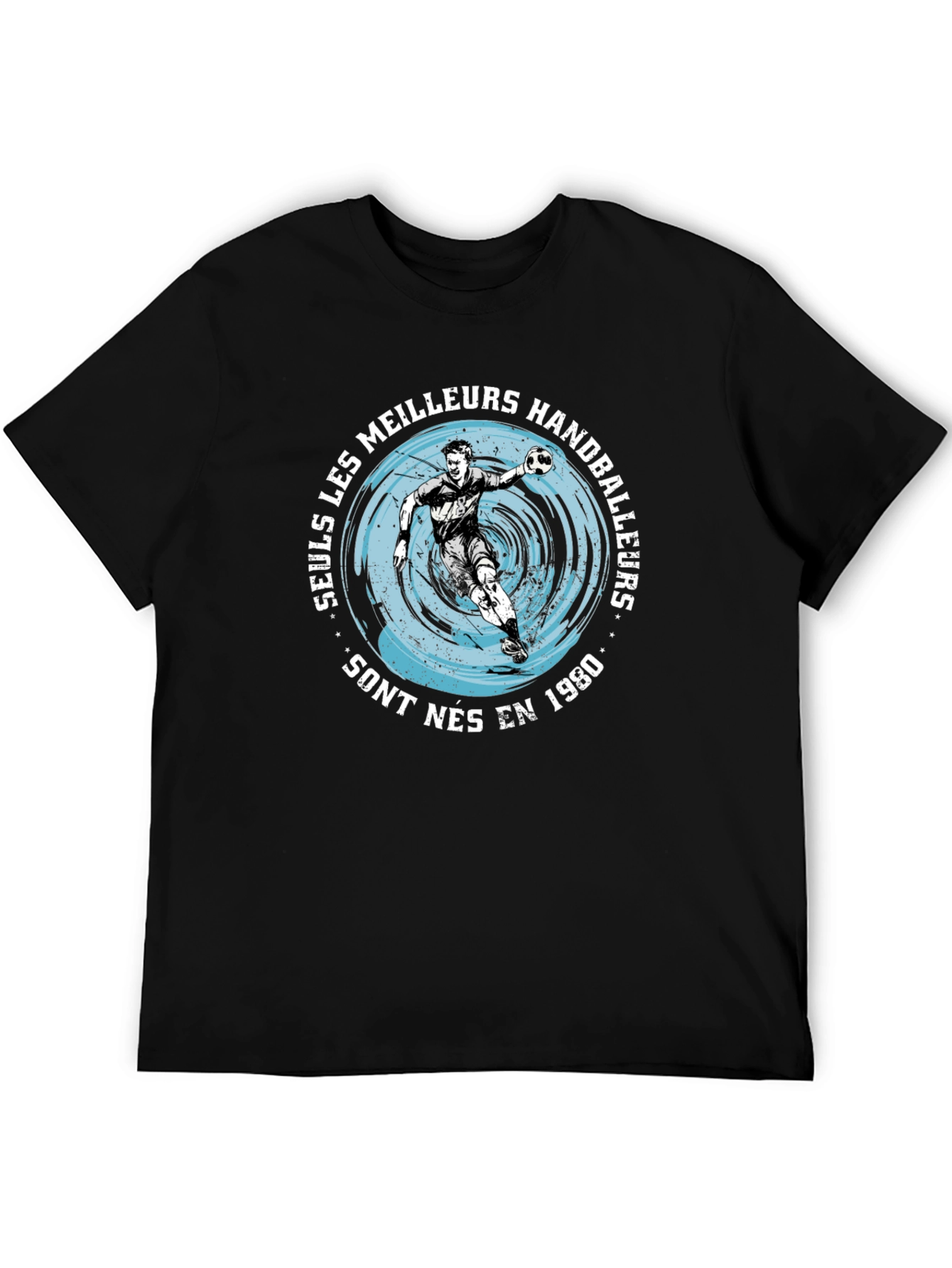 Handball Player Graphic T-Shirt - Born in 1980