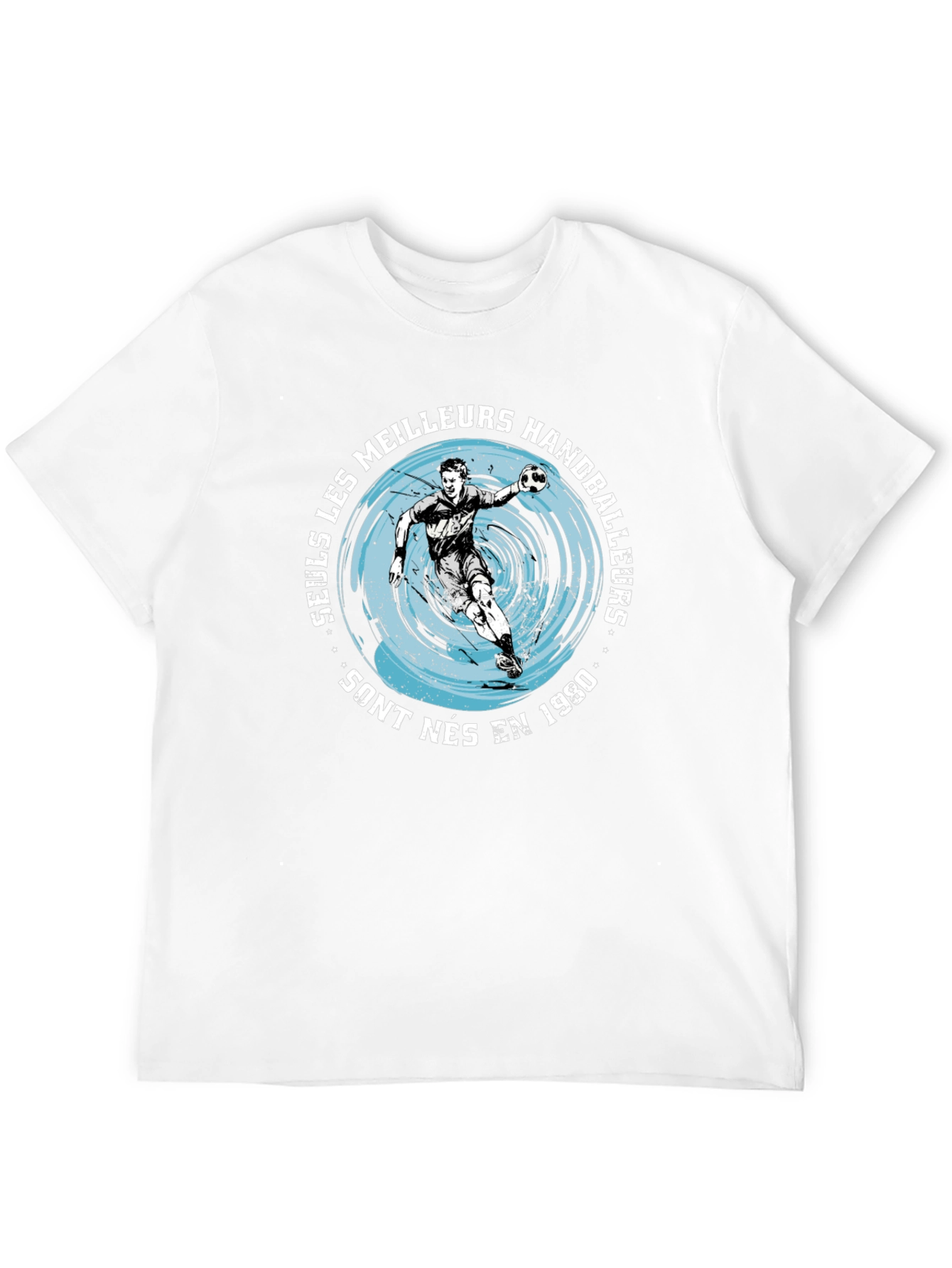 Handball Player Graphic T-Shirt - Born in 1980