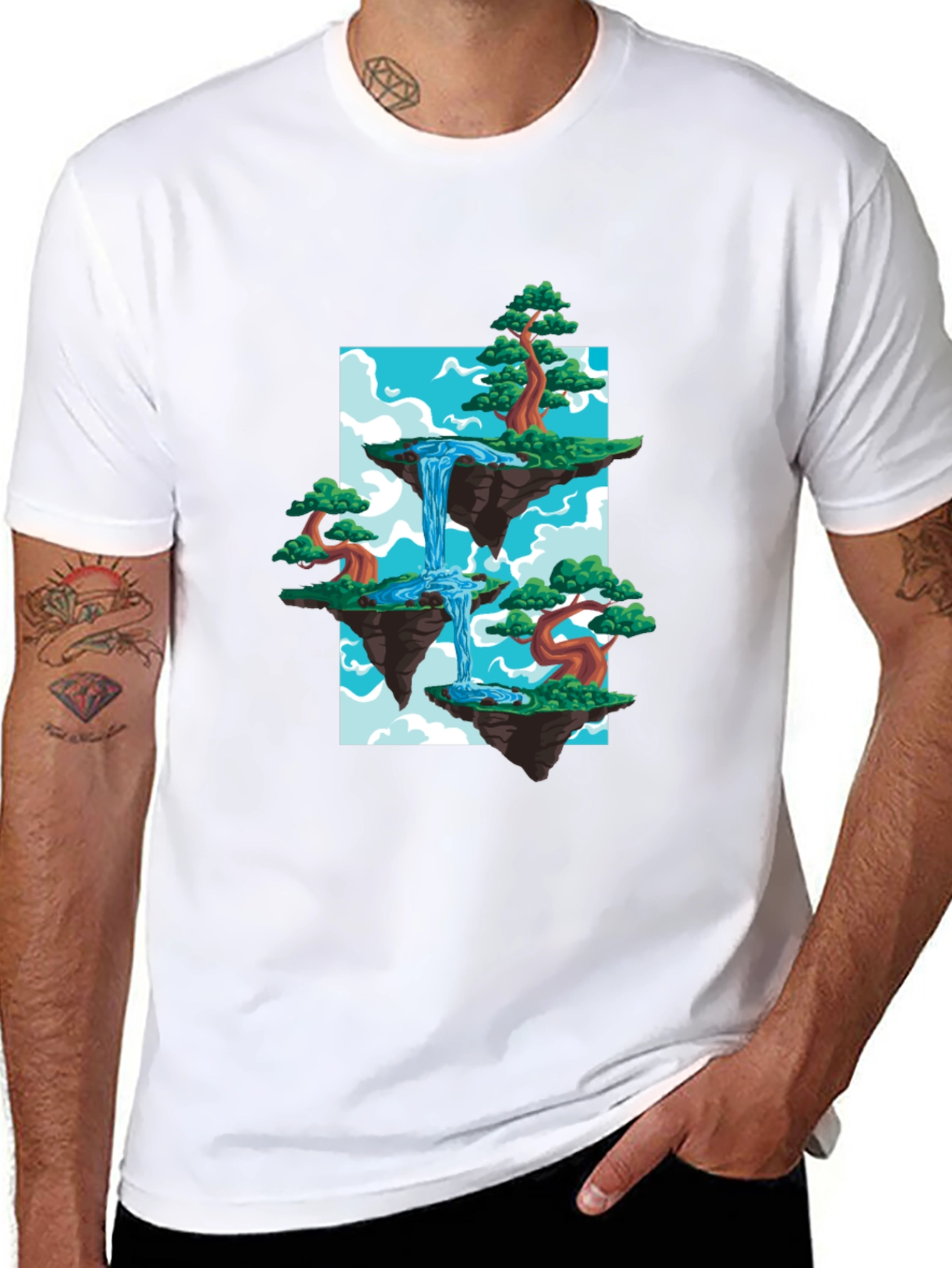 Floating Island T-Shirt - Unique Graphic Tee
