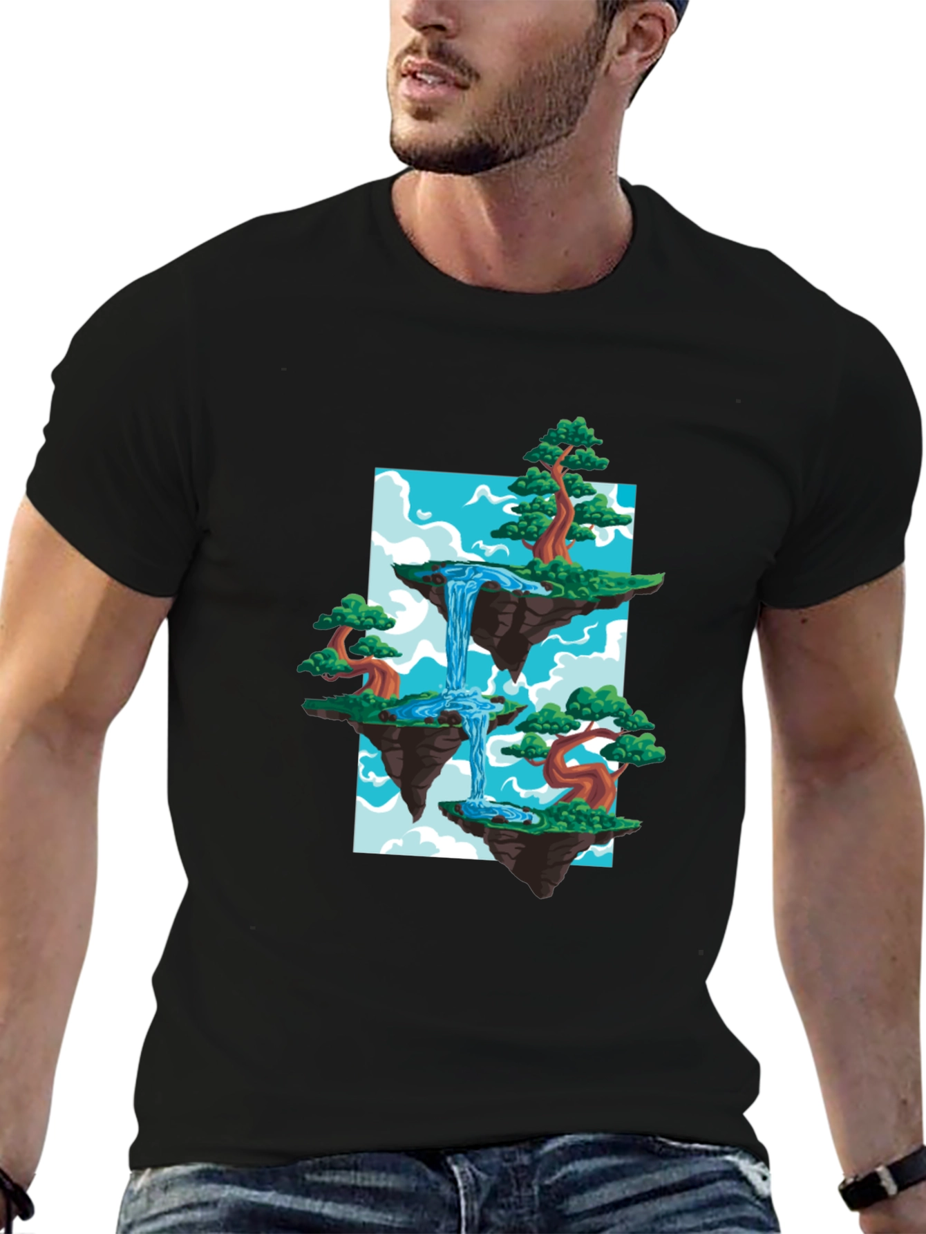 Floating Island T-Shirt - Unique Graphic Tee