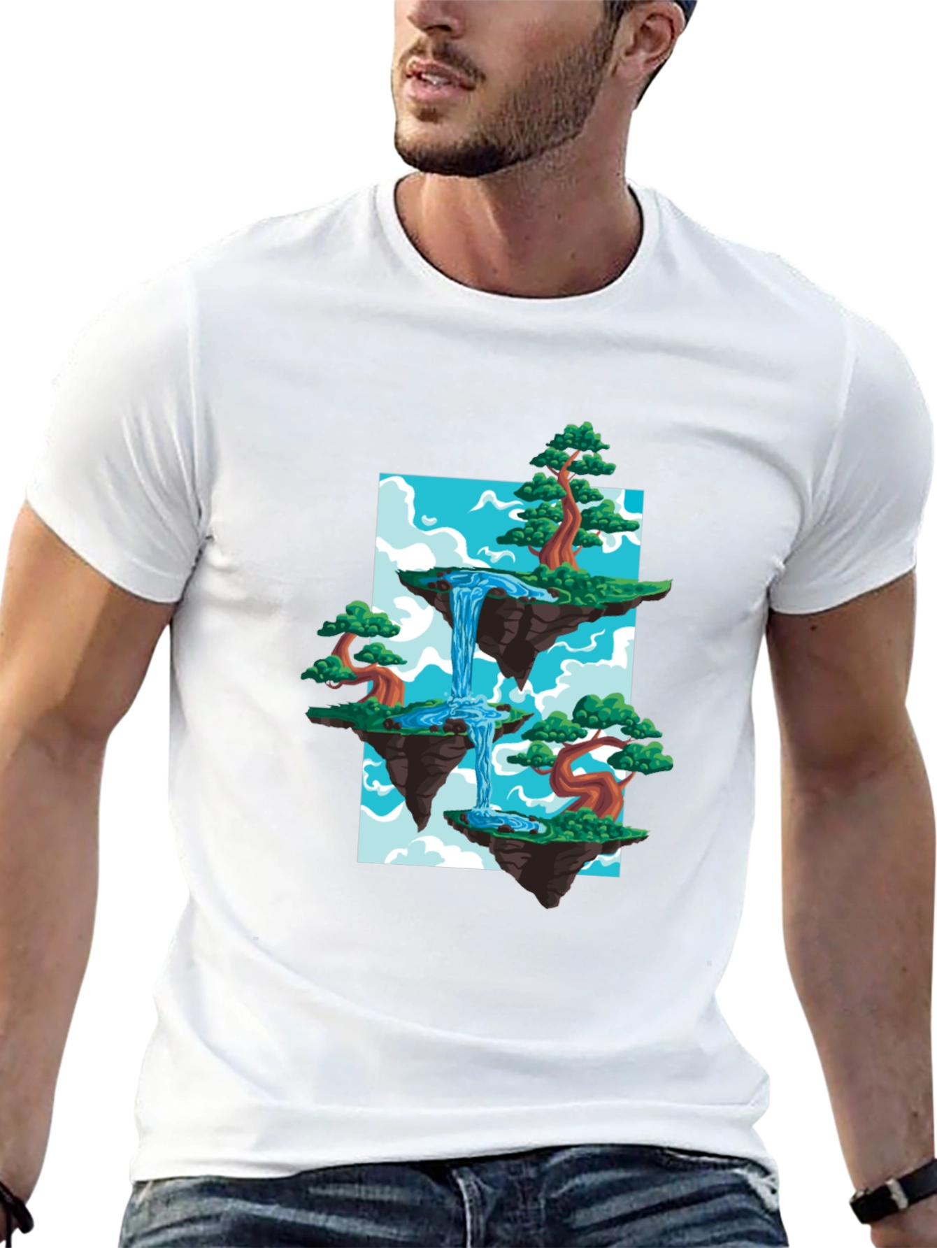 Floating Island T-Shirt - Unique Graphic Tee