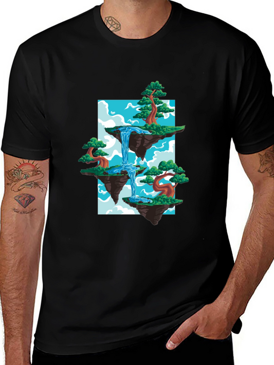 Floating Island T-Shirt - Unique Graphic Tee