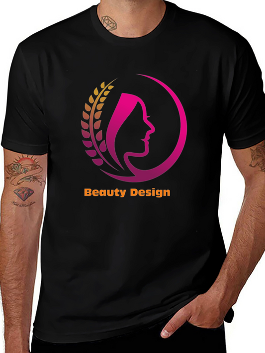 Beauty Design Graphic Tee - Unisex Black T-Shirt