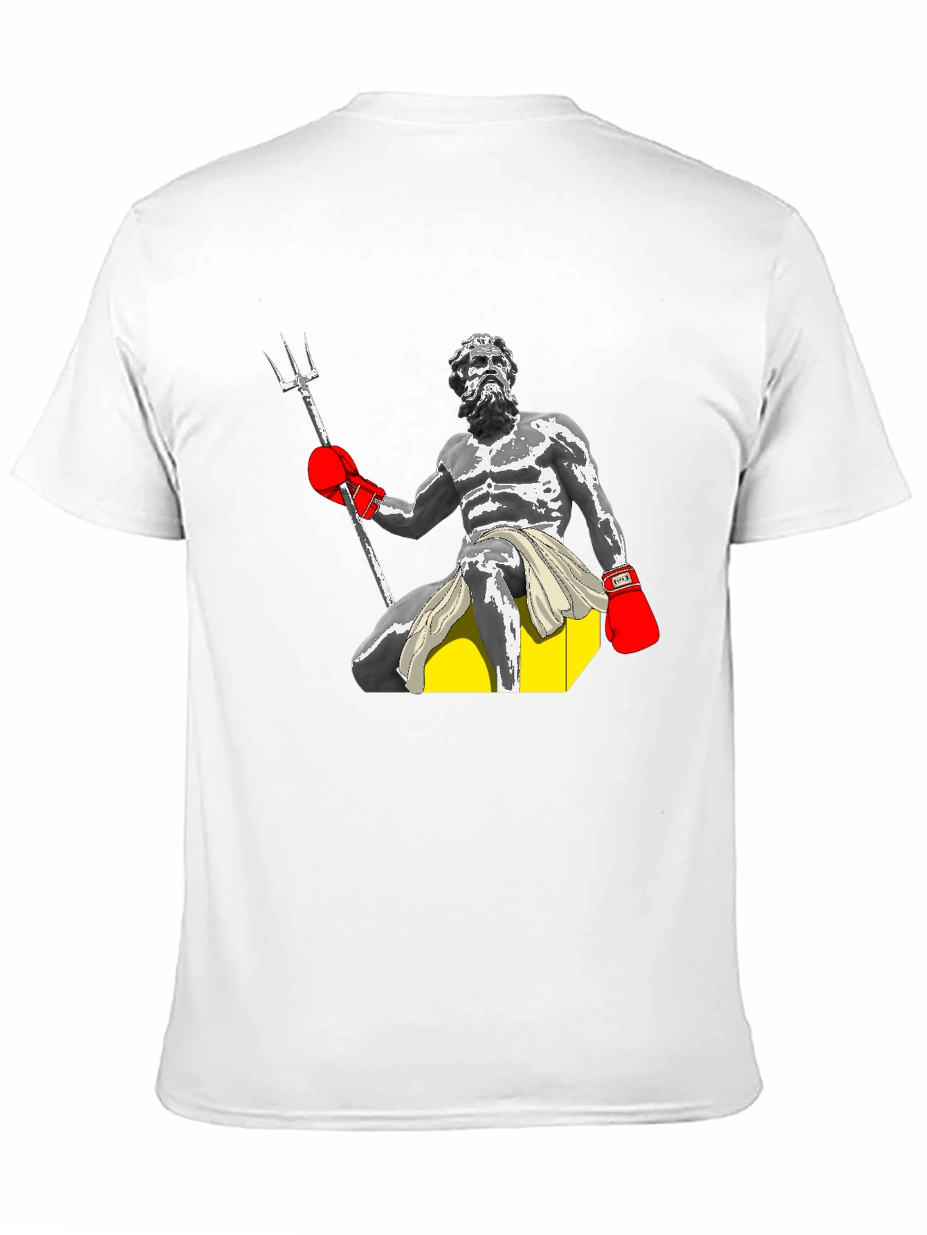 Boxing Neptune Graphic Tee - Black