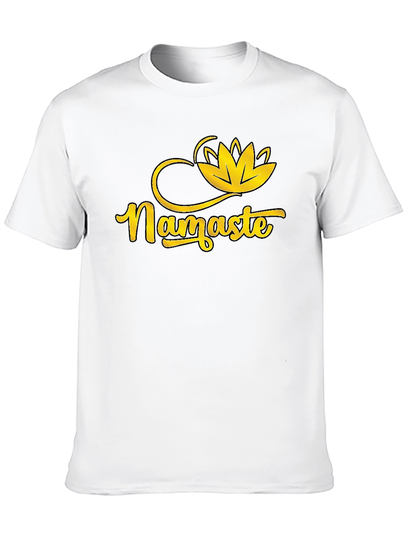 Namaste Lotus Graphic Tee - Black