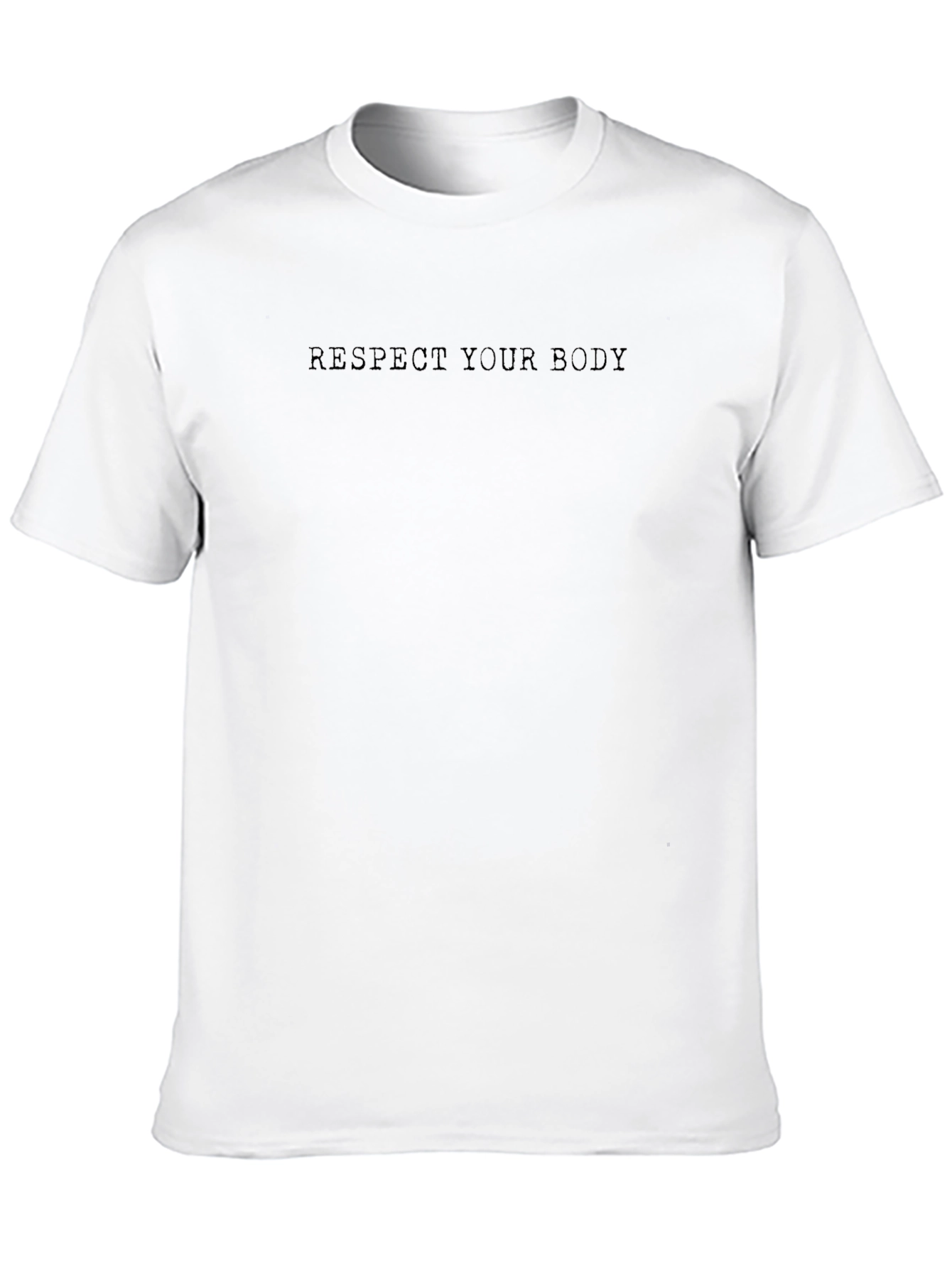 Respect Your Body Black T-Shirt