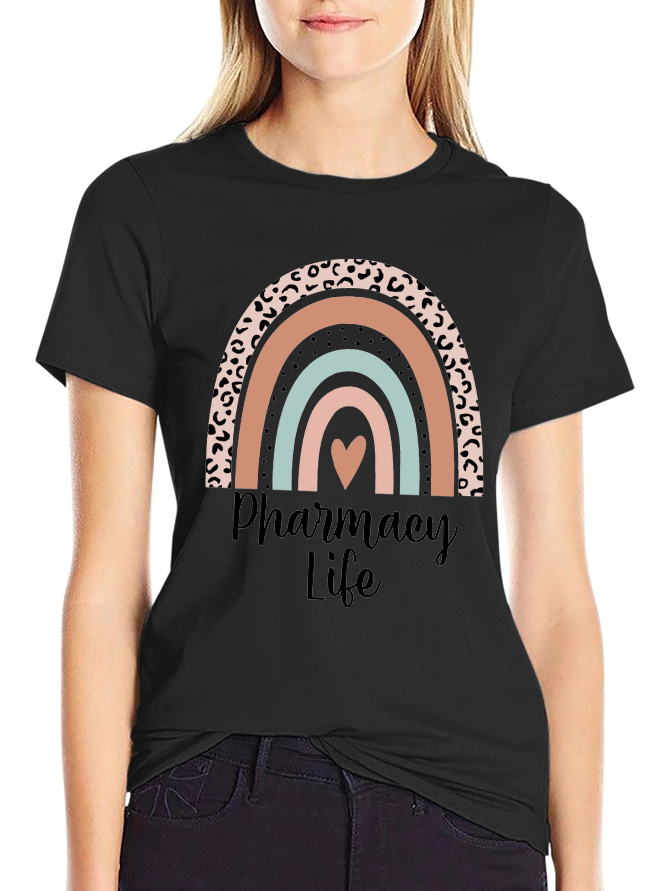 Pharmacy Life Rainbow Graphic Tee