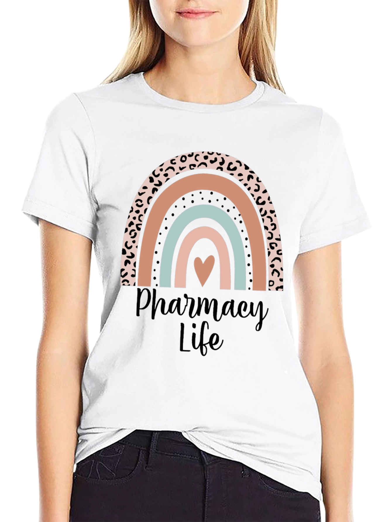 Pharmacy Life Rainbow Graphic Tee