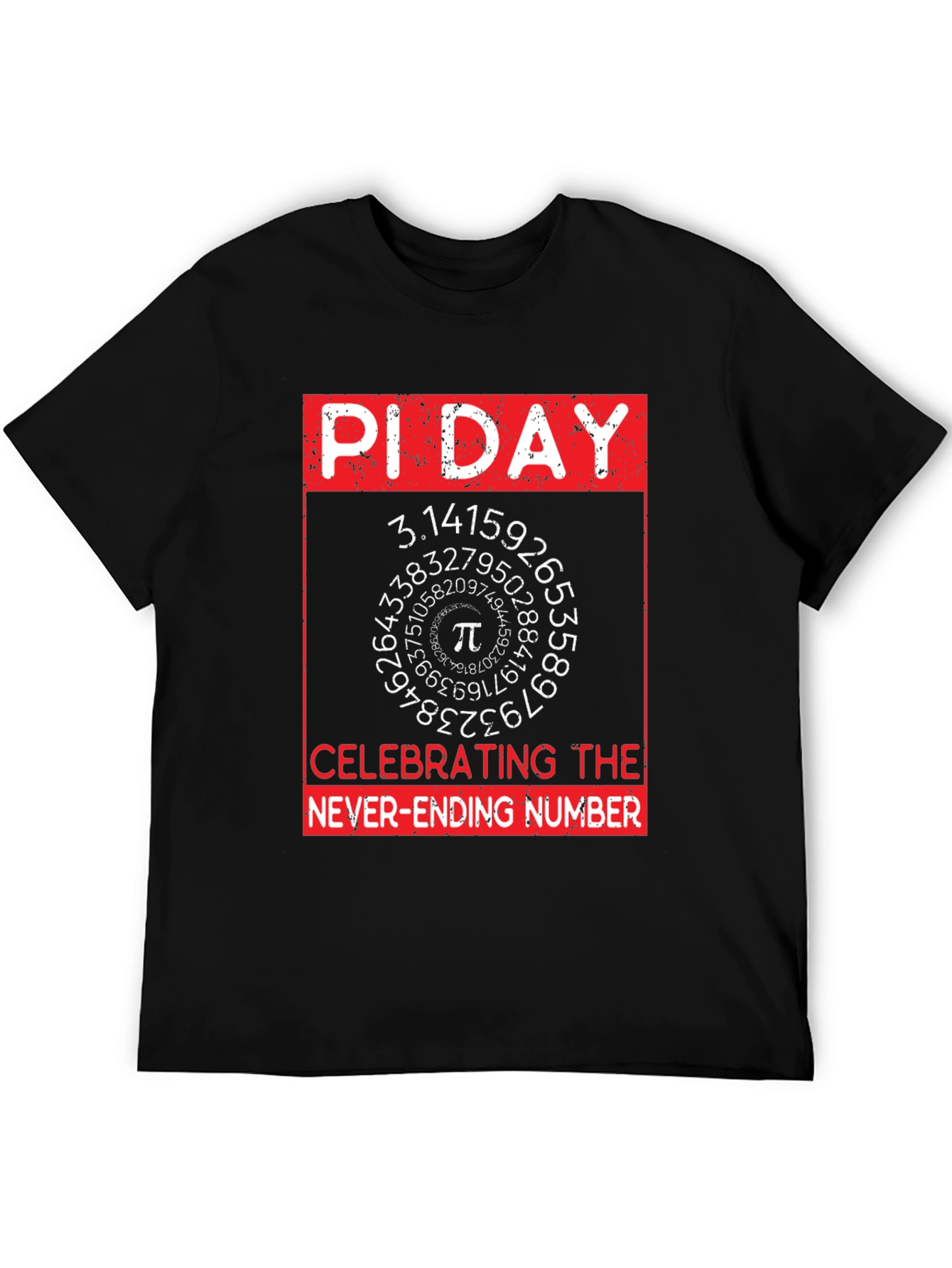 Pi Day T-Shirt - Celebrating The Never-Ending Number