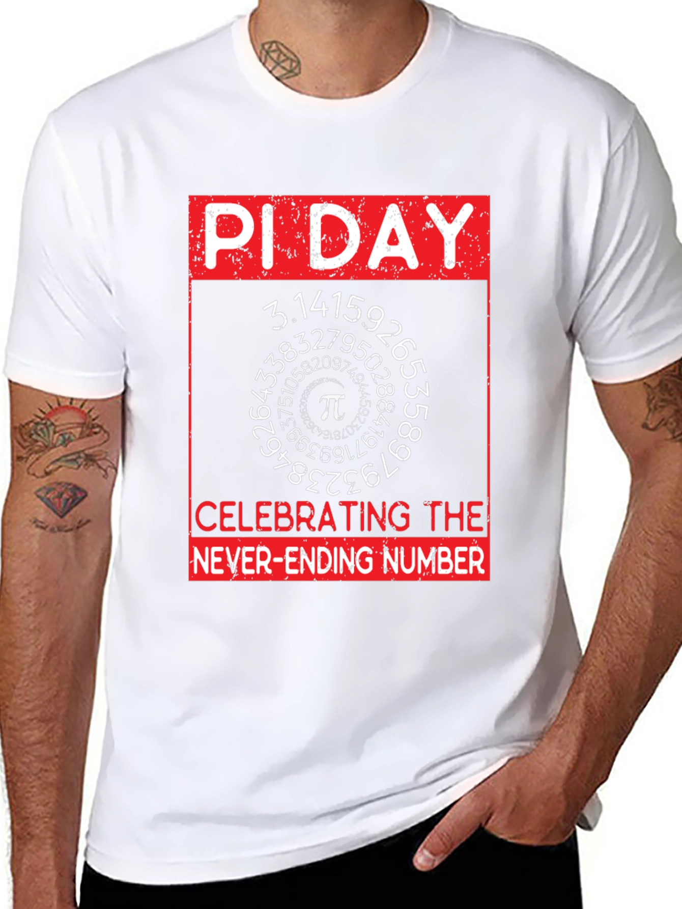 Pi Day T-Shirt - Celebrating The Never-Ending Number