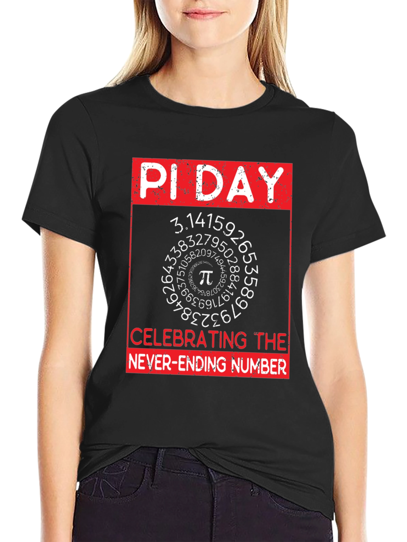 Pi Day T-Shirt - Celebrating The Never-Ending Number