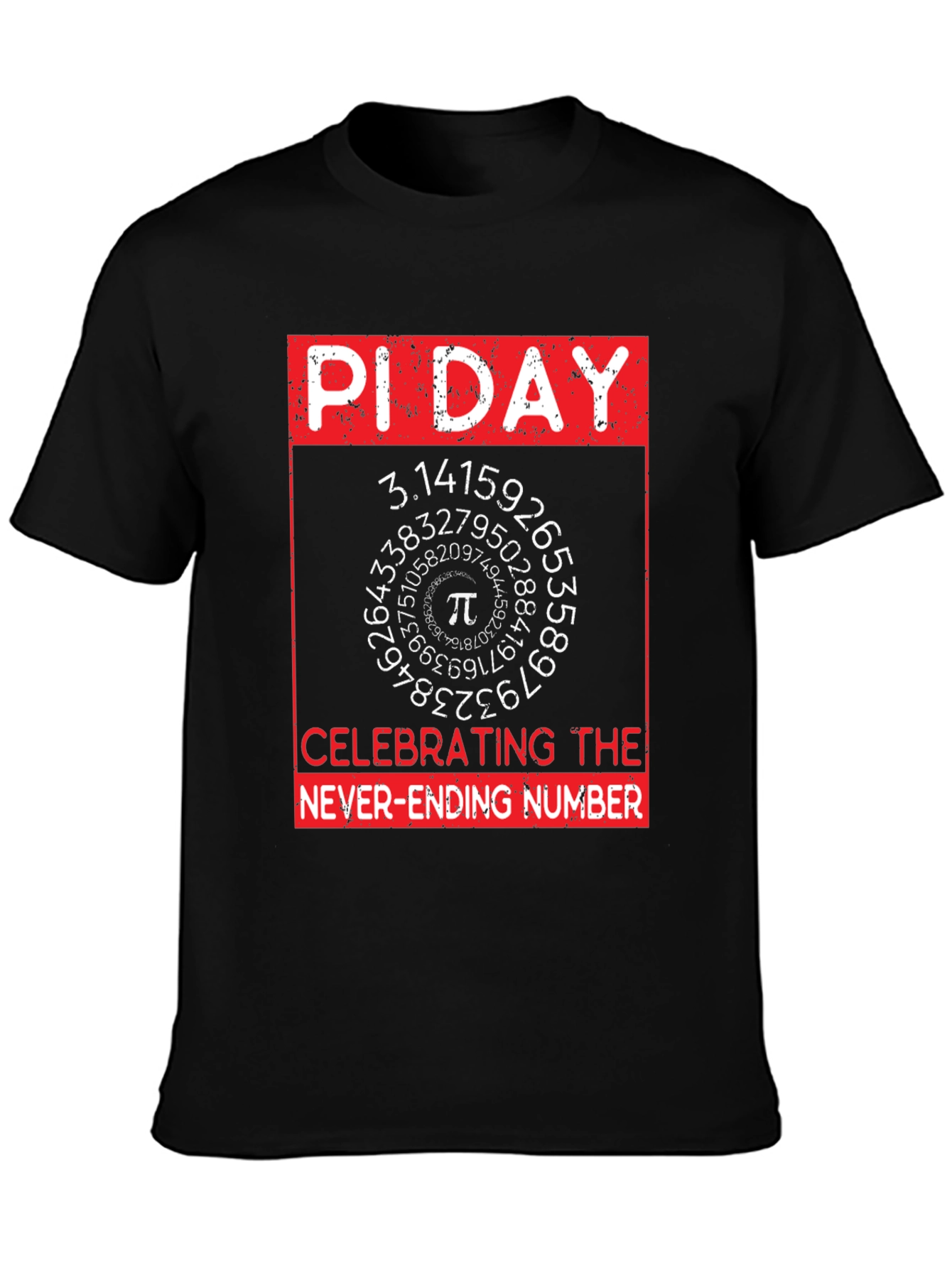 Pi Day T-Shirt - Celebrating The Never-Ending Number