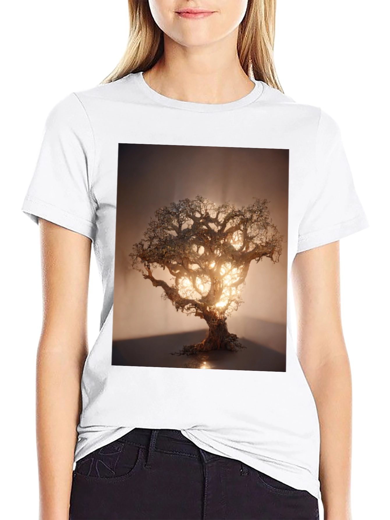 Mystic Tree Graphic Tee - Unique Design