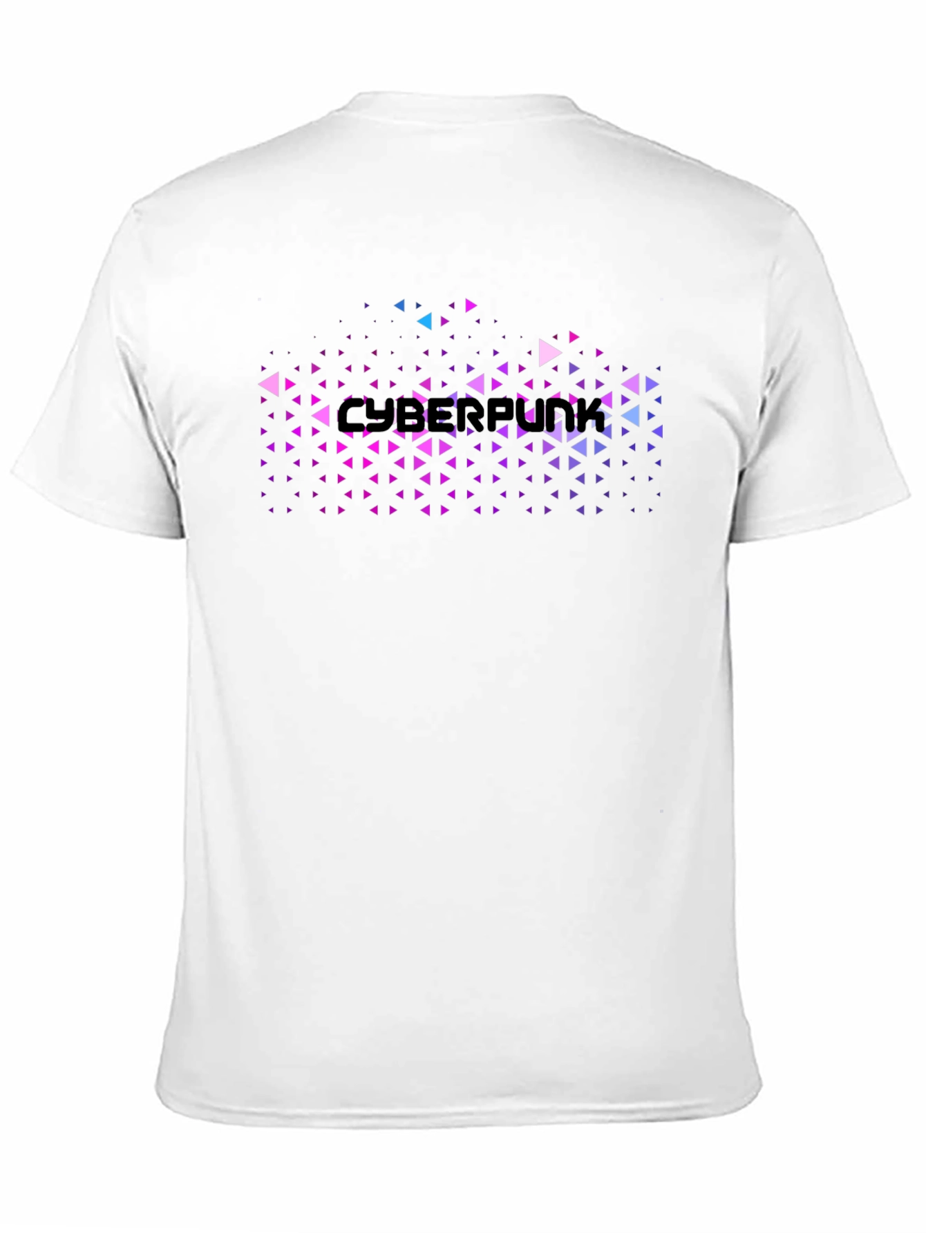 Cyberpunk Graphic Tee - Black Cotton Blend