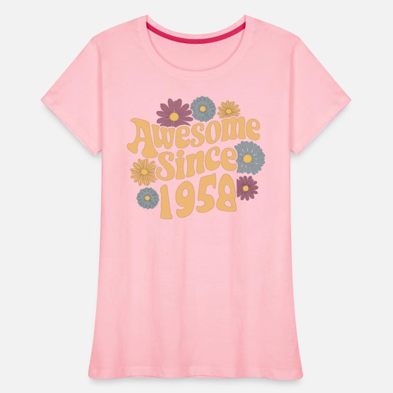 Awesome Since 1958 Retro Floral Birthday