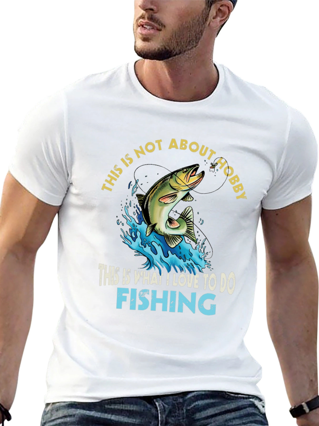 Fishing Hobby T-Shirt for Men