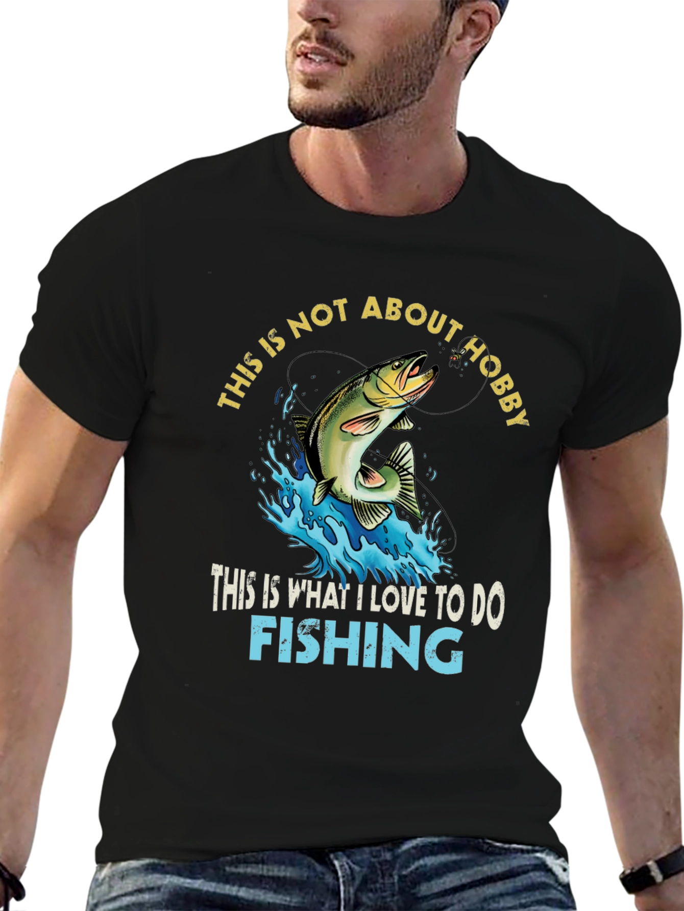 Fishing Hobby T-Shirt for Men