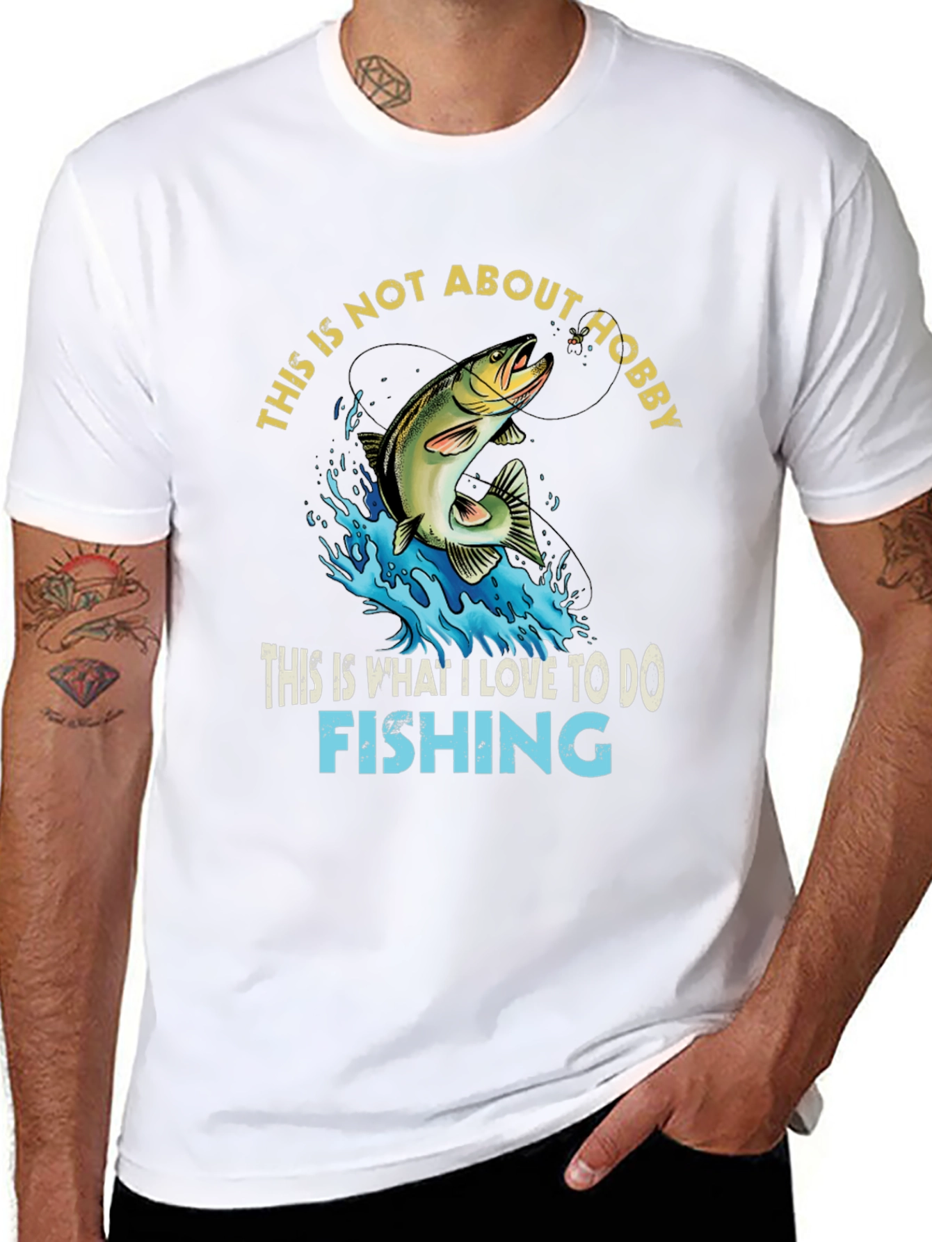 Fishing Hobby T-Shirt for Men